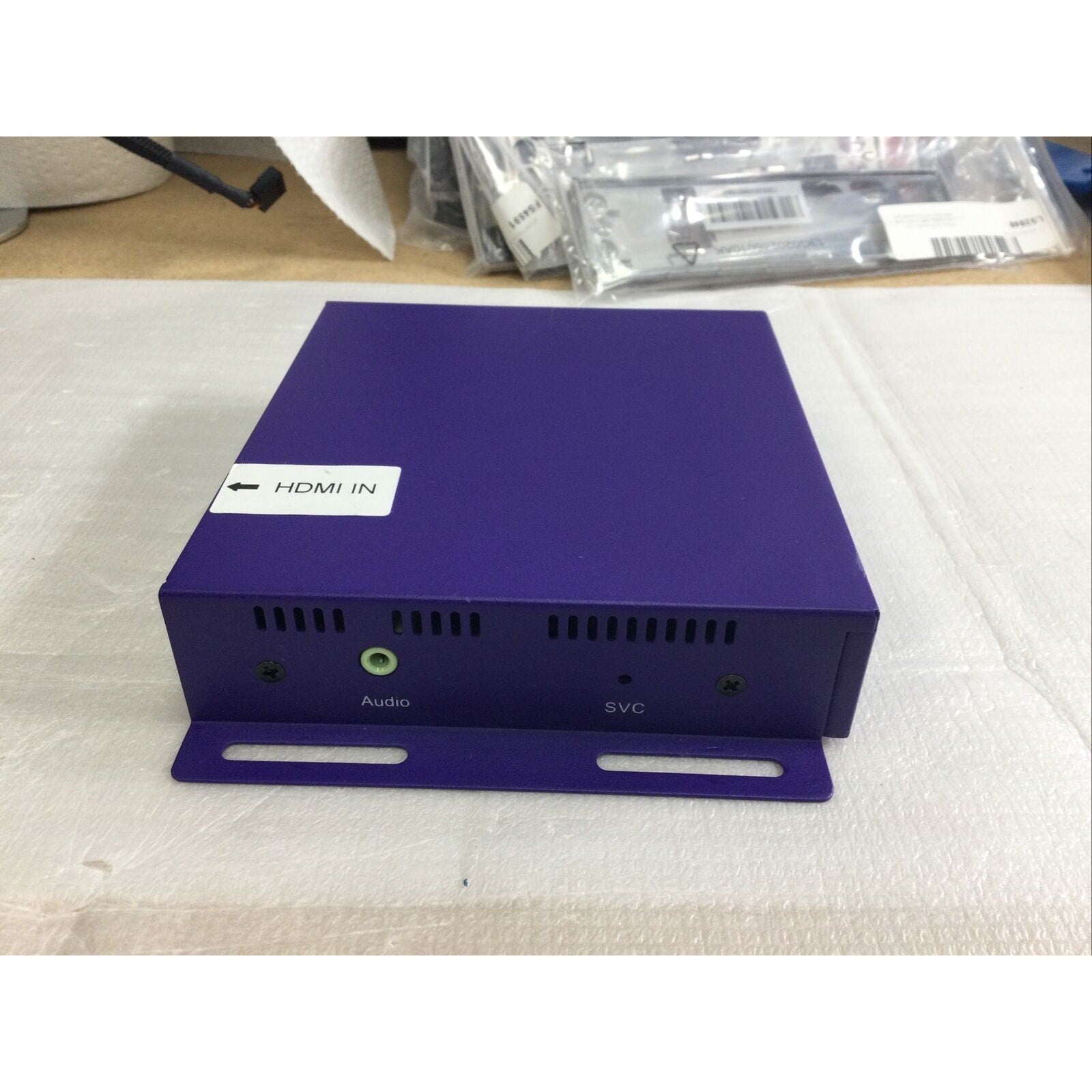 BrightSign HD120 Full HD Player - Unit and Power Cable