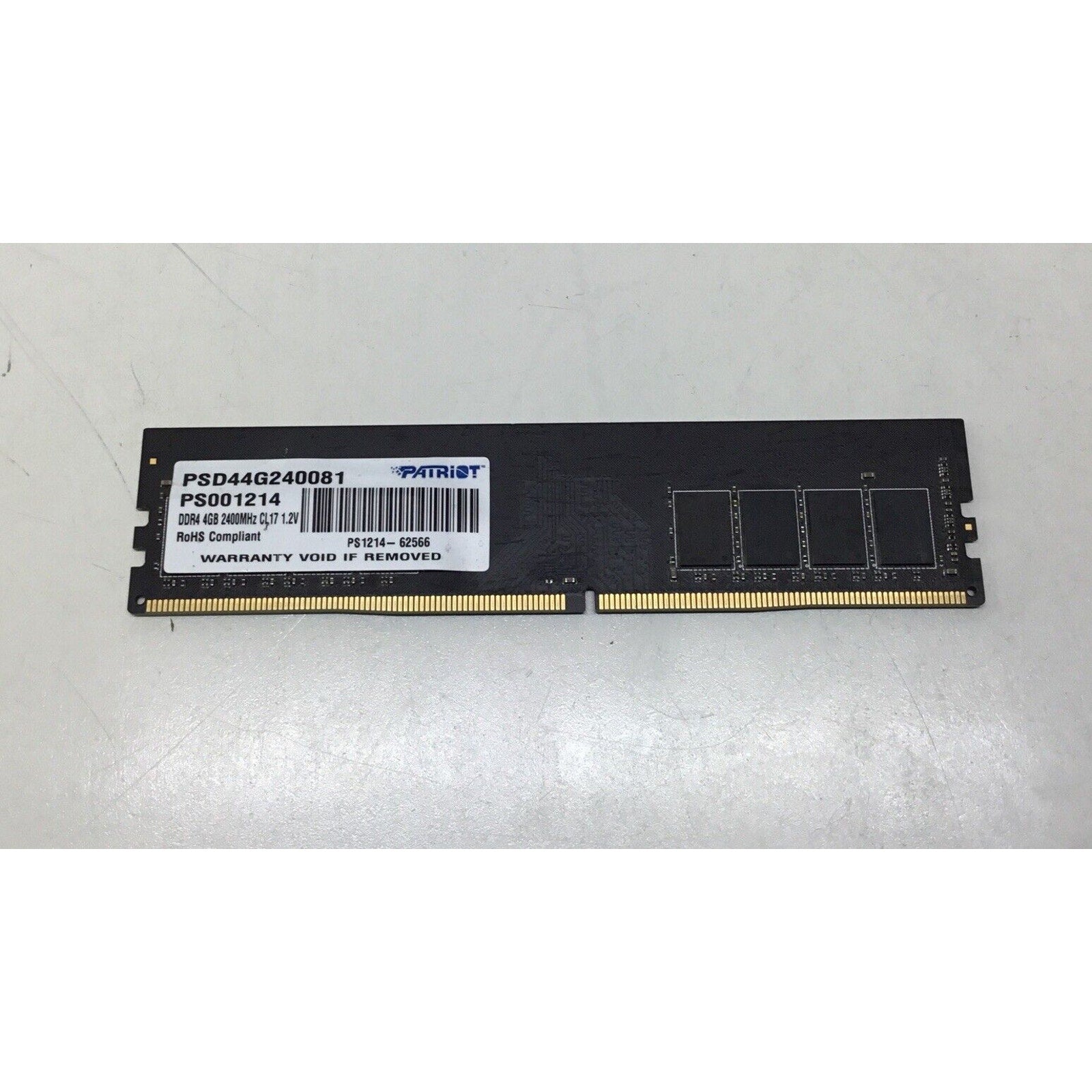 Patriot Memory Signature Line 4GB DDR4 2400MHz SDRAM Memory Module PSD44G240081