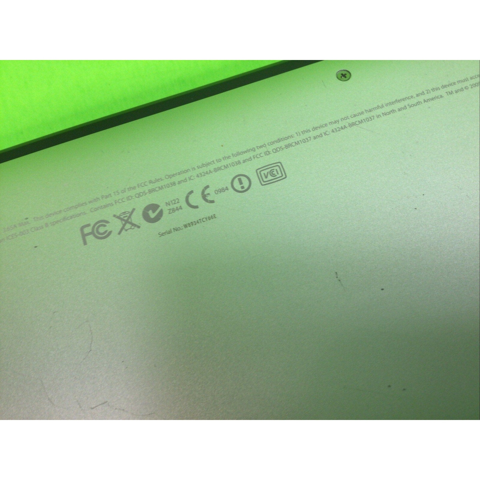 MacBook Pro 13" A1278 Core Duo 2.53GHz 8GB Ram 240GB SSD FOR PARTS or REPAIR