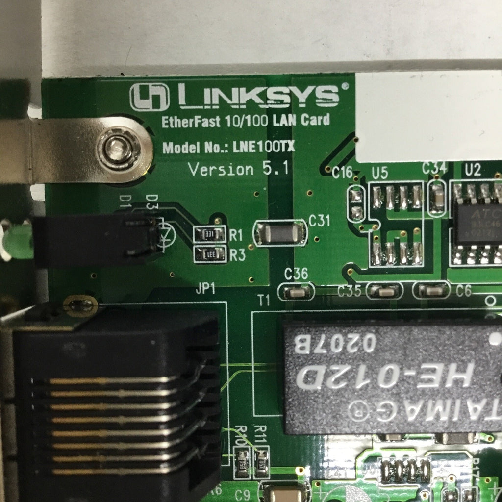 LinkSys LNE100TX EtherFast 10/100 Ethernet LAN Network Adapter Card