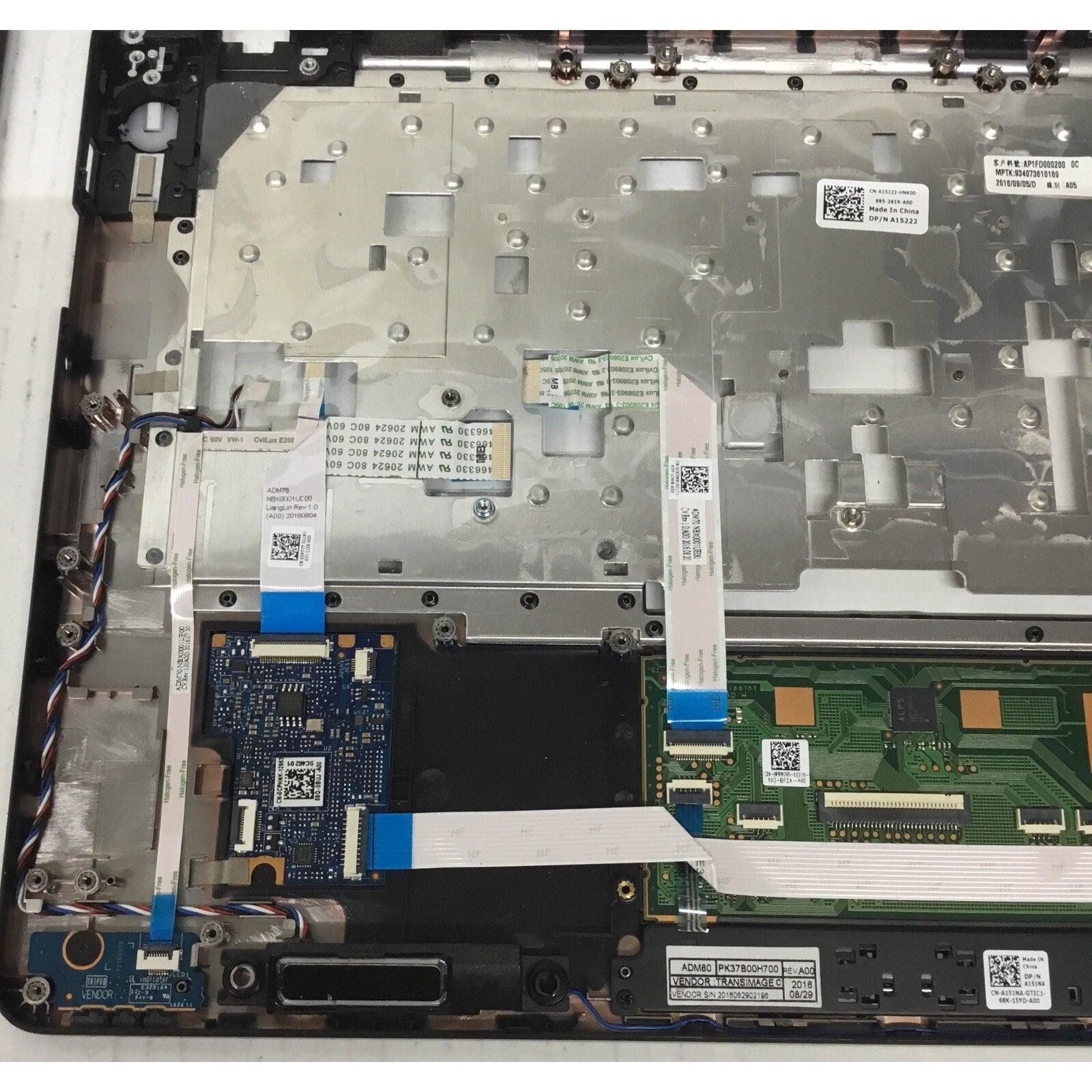 OEM Dell Latitude E5470 - Black Laptop Palmrest w/ Touchpad