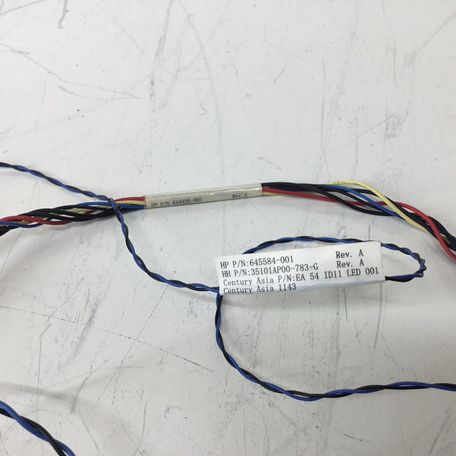 HP 645584-001 644425-001 Power Button Panel with Motherboard Cable