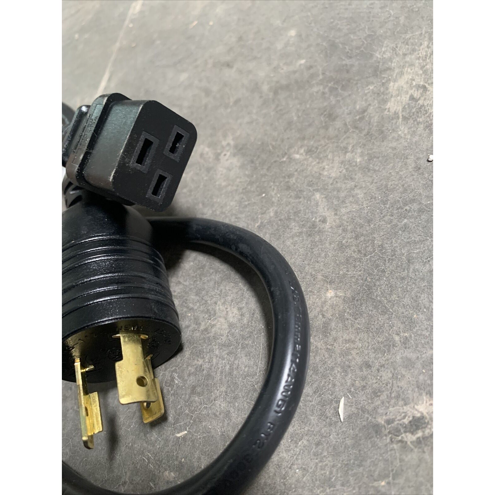 3ft L5-20 to C19 15A 125V 1875W 14AWG Server Power Cable - 3 Feet