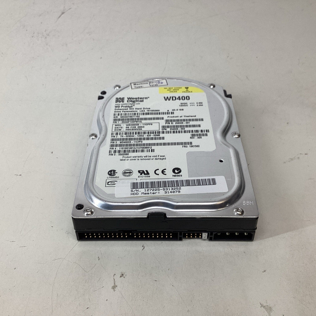 Western Digital Protege WD400 40GB 5400 RPM 3.5" HDD WD400EB-11CPF0 - For Parts