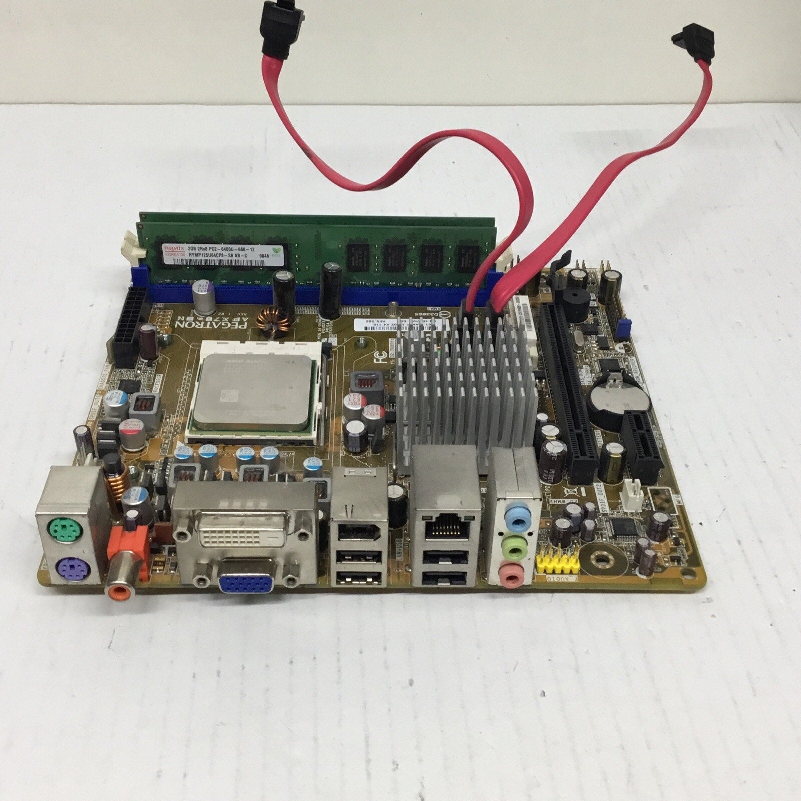 HP 466759-001 REV D02 APX78-BN W/ AMD Athlon 64 X2 & 4GB Ram No IO Shield