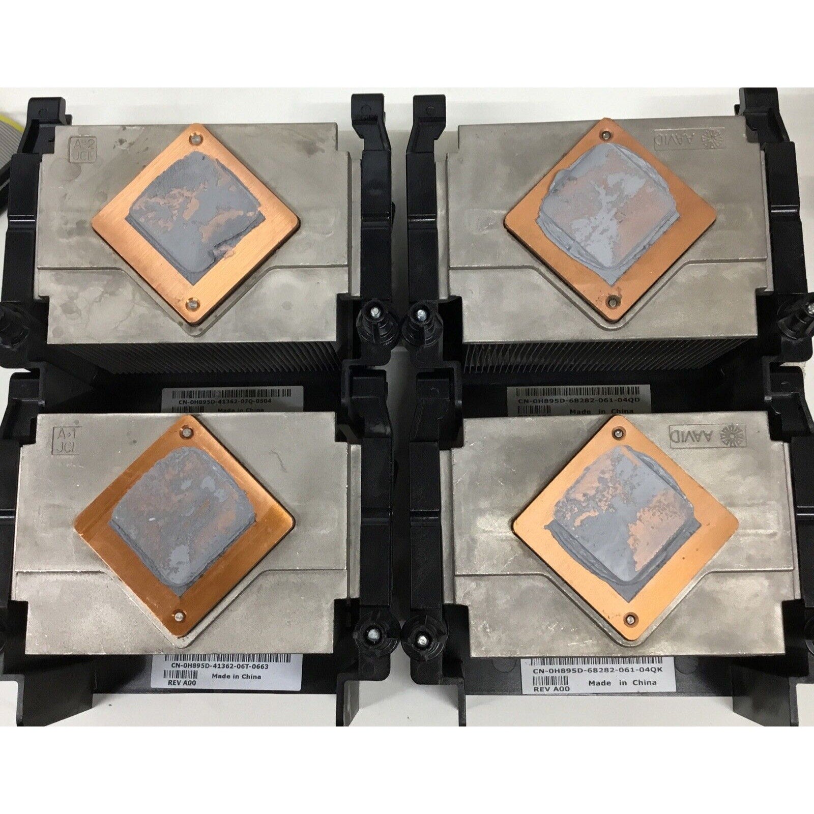Lot of 4Dell Optiplex 380 Desktop Cooling Heatsink 0H895D