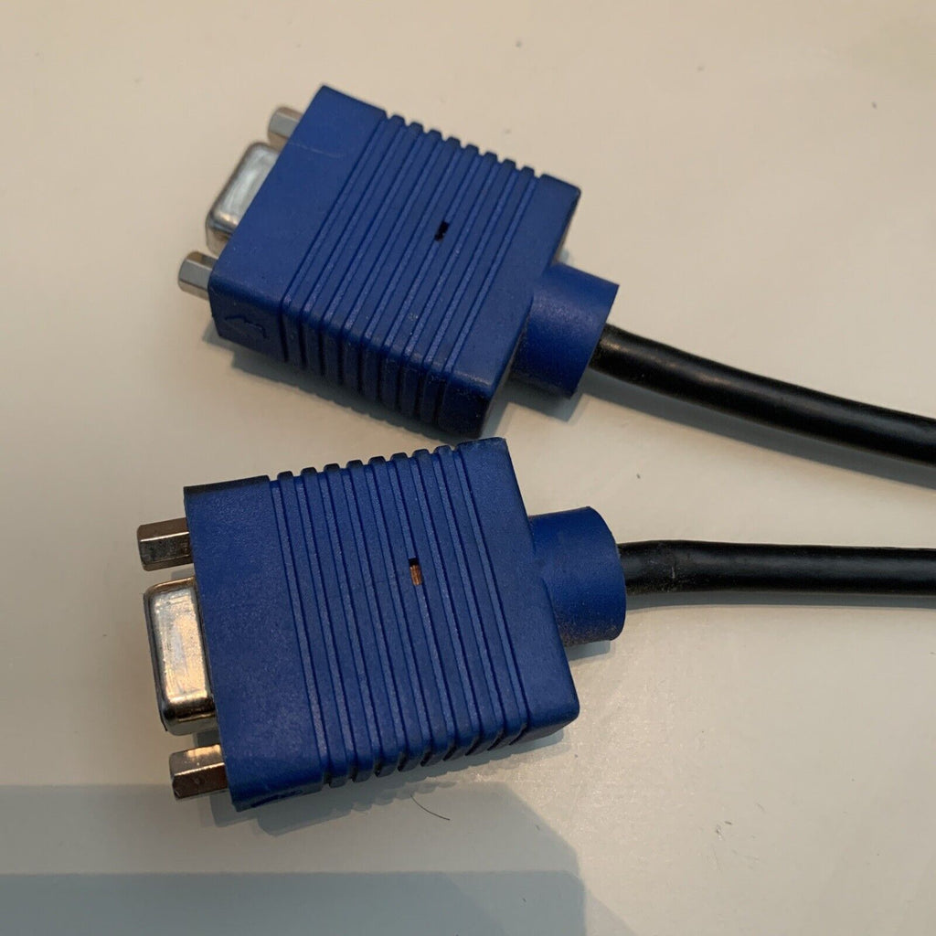 DELL DMS-59 MALE TO DOUBLE HD15 VGA/SVGA MONITOR Y-SPLITTER CABLE ASSEMBLY G9438