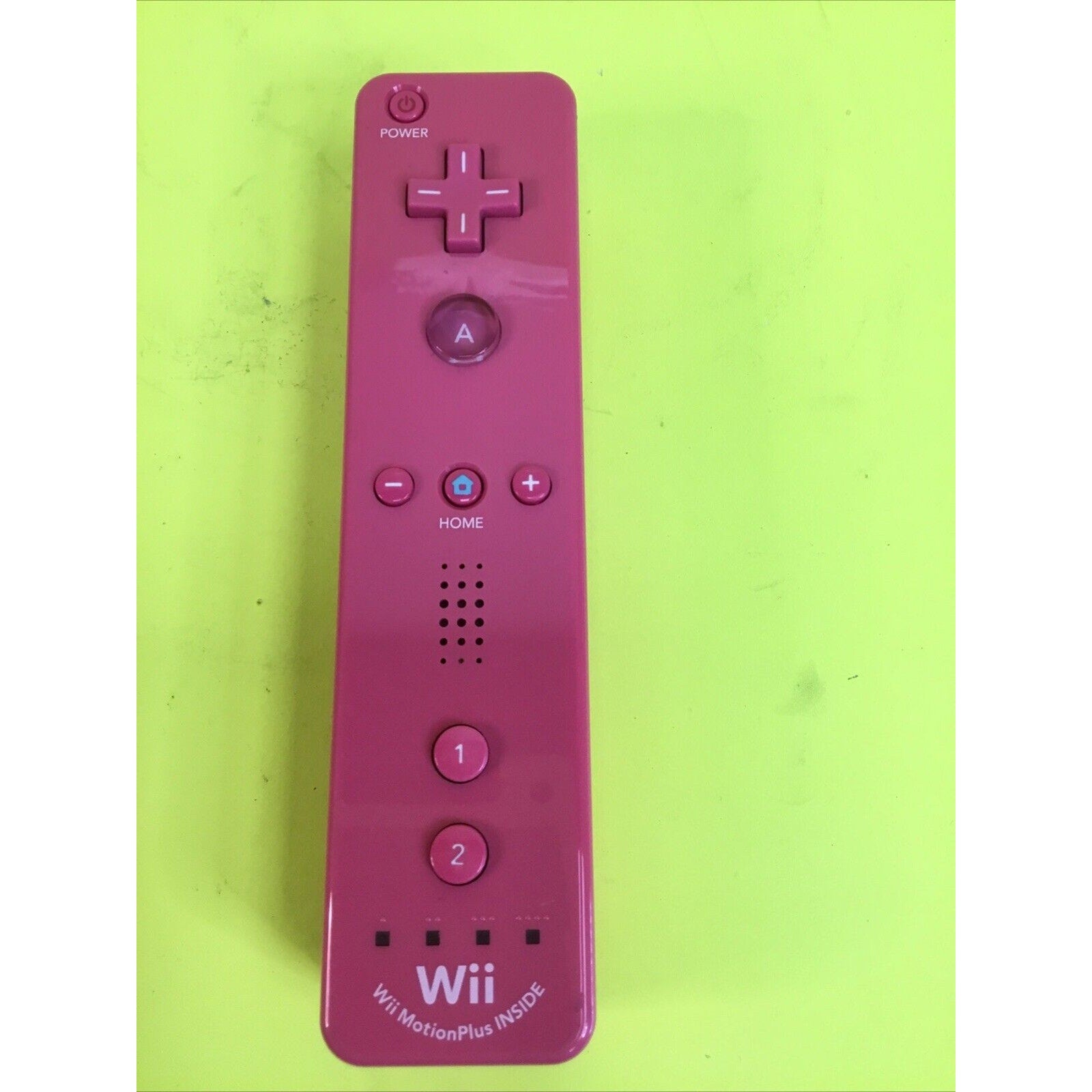 FOR PARTS Pink Nintendo Wii Controller UNTESTED