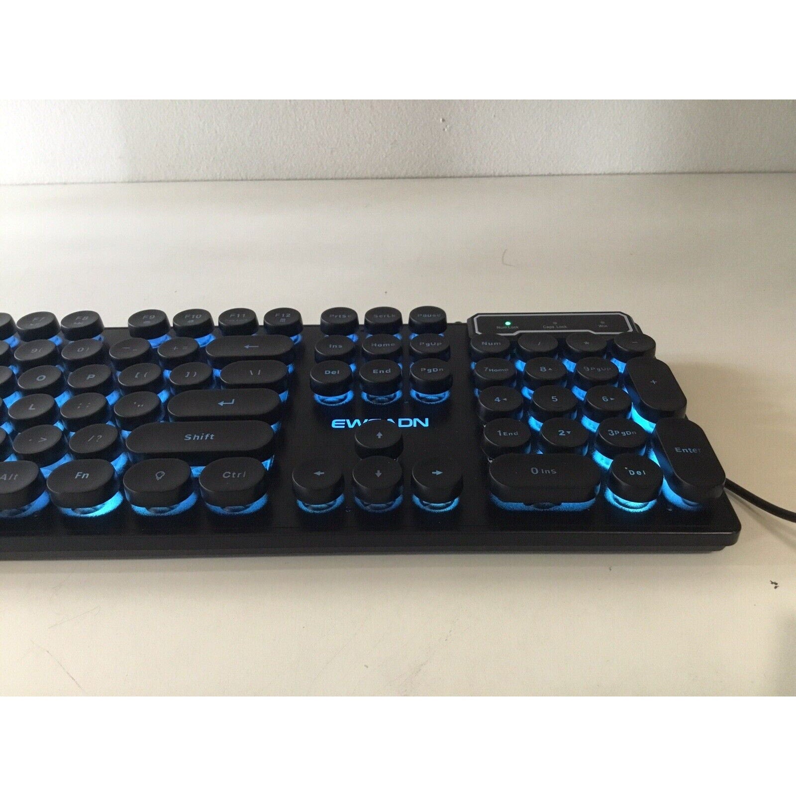 EWEADN GX330 Pro Black Light Up Keyboard Wired