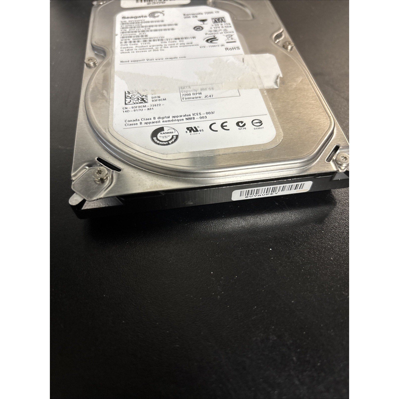 Seagate Barracuda 7200.12 250GB Internal 7200RPM 3.5 ST3250312AS HDD 9YP131-519