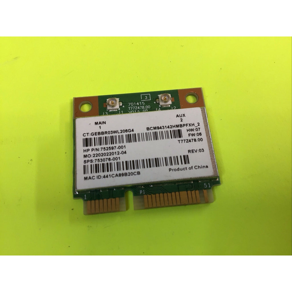 802.11n WI-FI WIRELESS CARD 752597-001