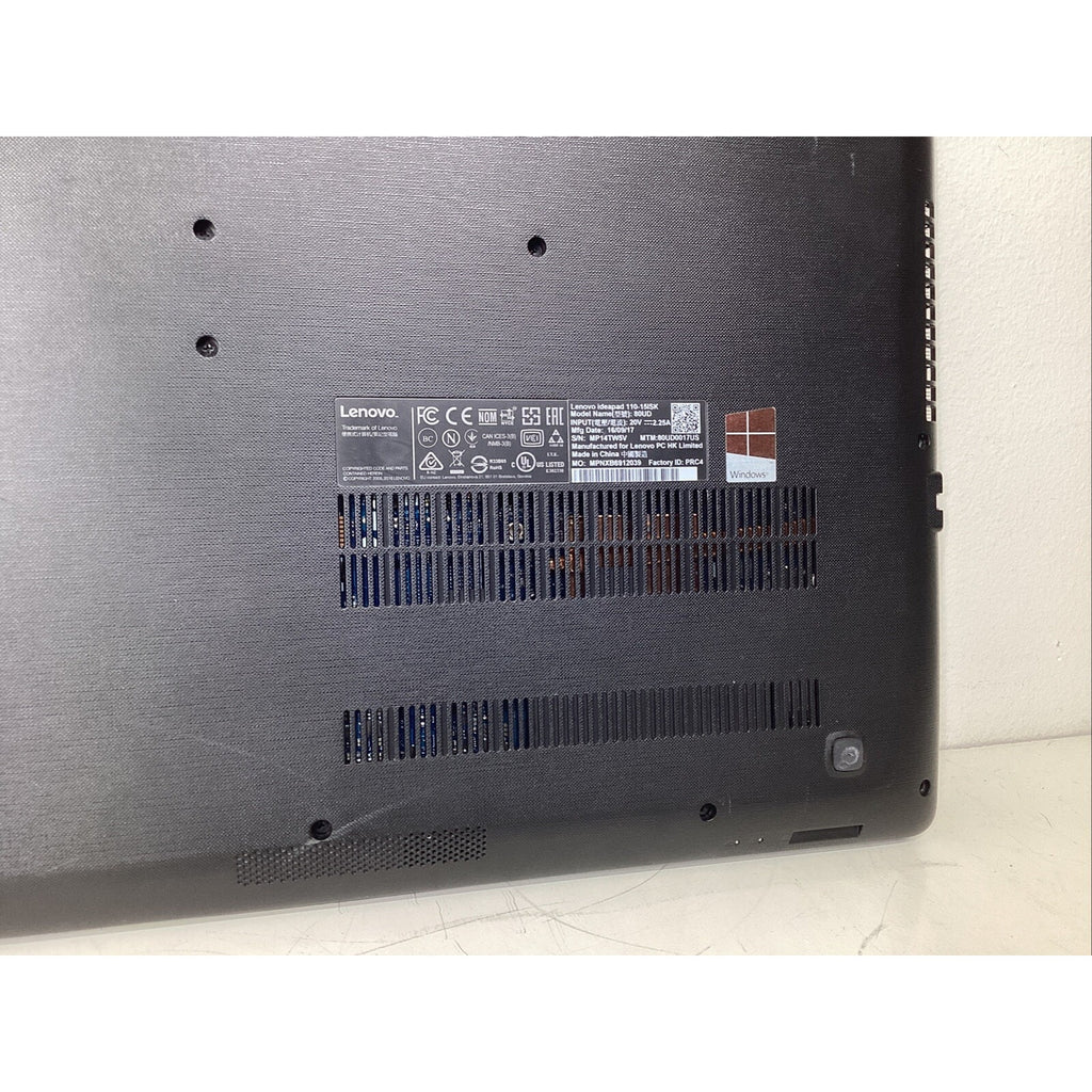 Lenovo IdeaPad 110-15iSK Laptop Intel Core i3 No RAM/Screen - For Parts
