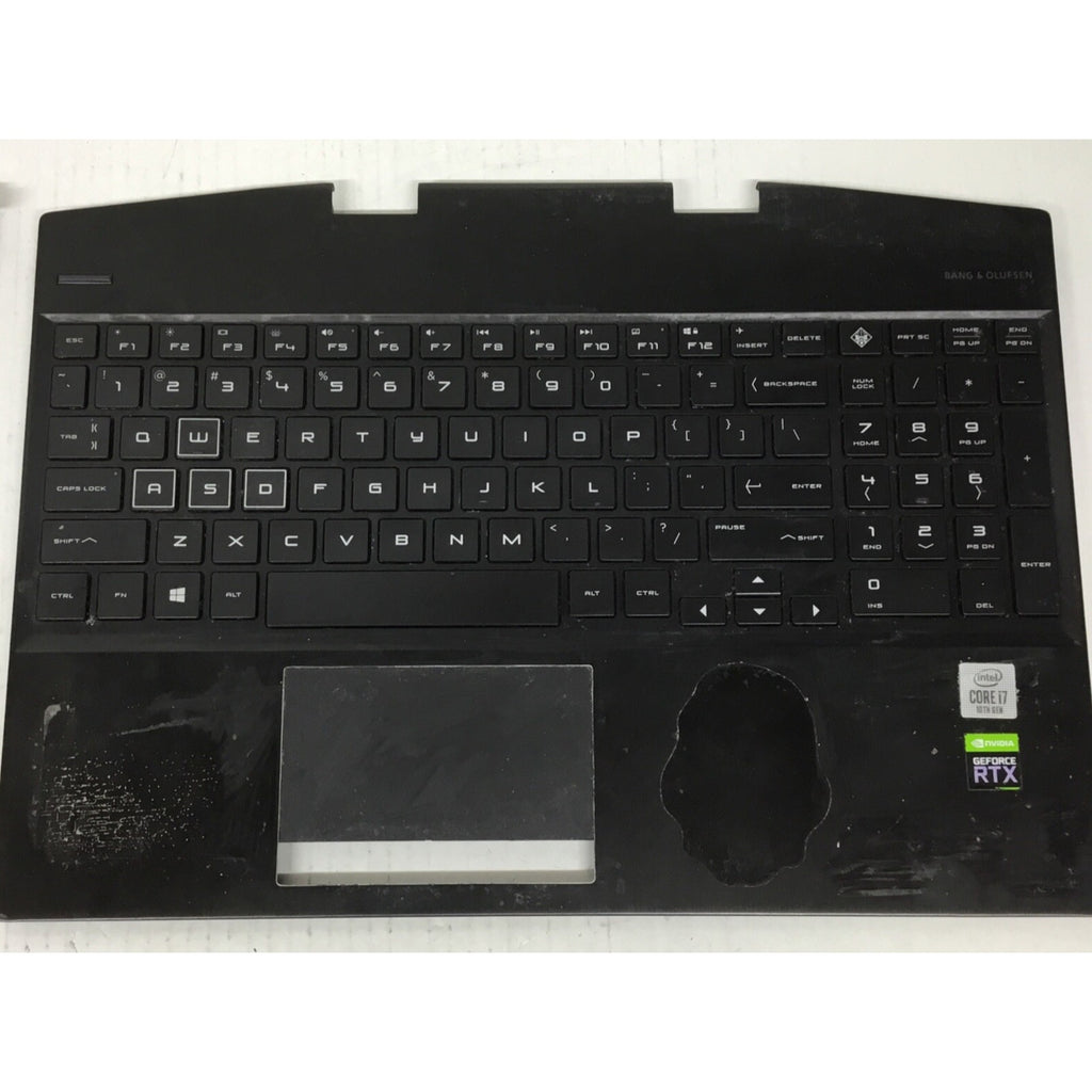 HP Omen 15-DH 15-DH1060NR 15.6'' OEM Palmrest BL Keyboard Touchpad AM2JZ000430