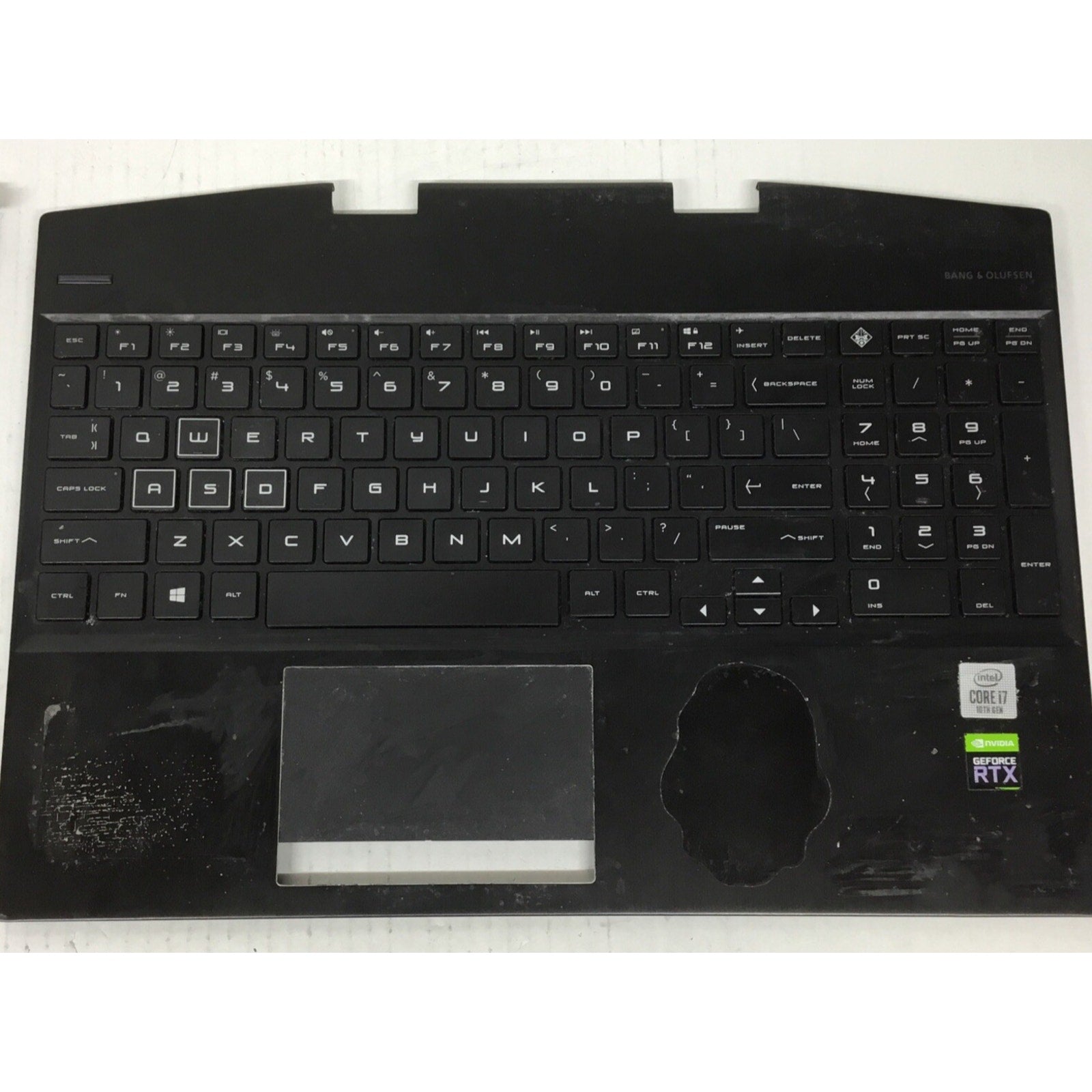 HP Omen 15-DH 15-DH1060NR 15.6'' OEM Palmrest BL Keyboard Touchpad AM2JZ000430