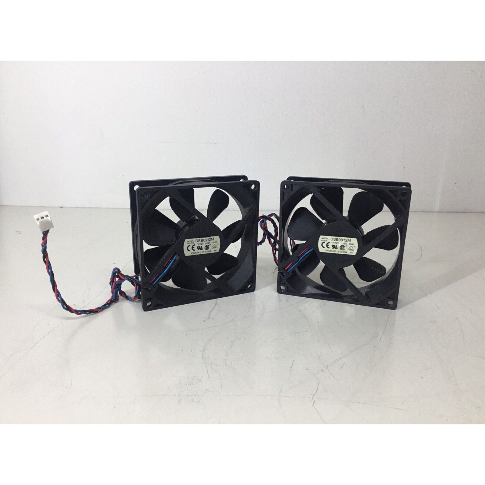 Lot Of 2 - Delta Desktop Fan 3Pin Connector Model DSB0912M