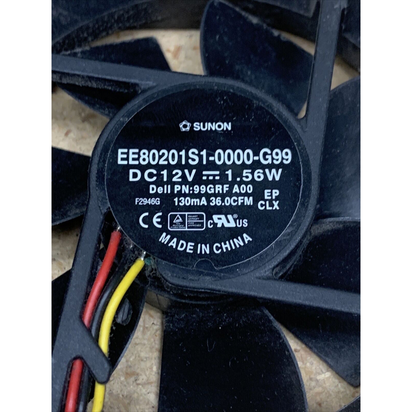 Sunon Dell Optiplex 3010 3020 SFF PC Case Cooling Fan 99GRF 099GRF 3wire 5pin