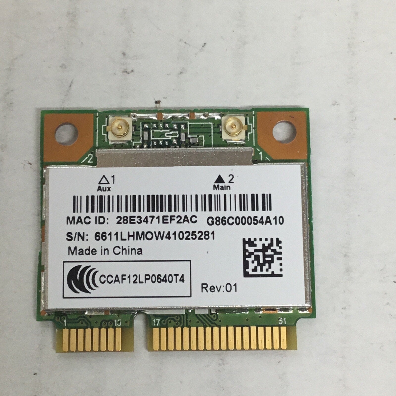 Toshiba Satellite C55t-A5222 15.6" OEM WiFi Wireless Card V000310630 RTL8188EE