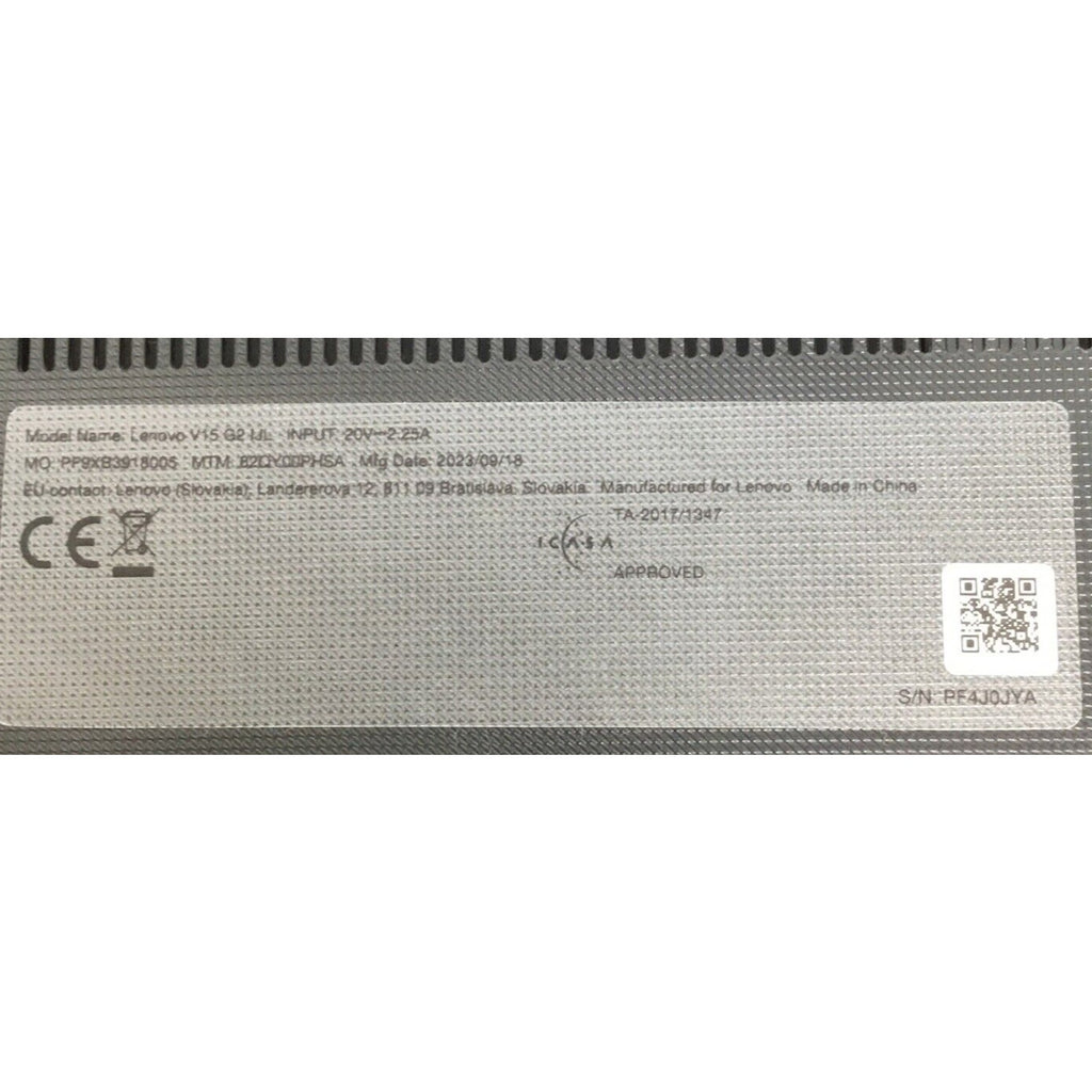 LENOVO 82QY00PHSA V15 G2 IJL 15.6" FHD N4500 1.1GHz Intel UHD Graphics 16GB RAM