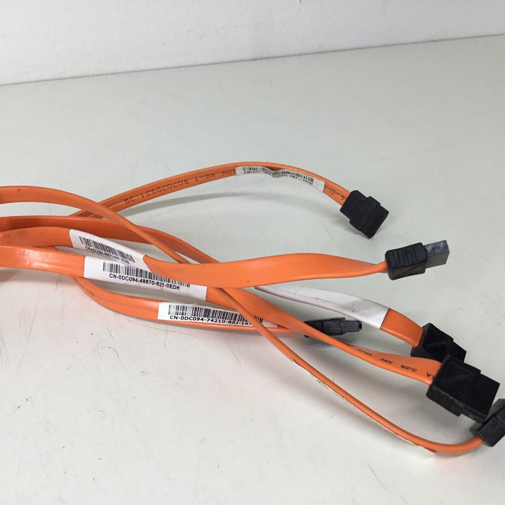 Lot Of 6 - Dell DC094 0DC094 SATA HDD CD DVD Data Straight to Straight End Cable