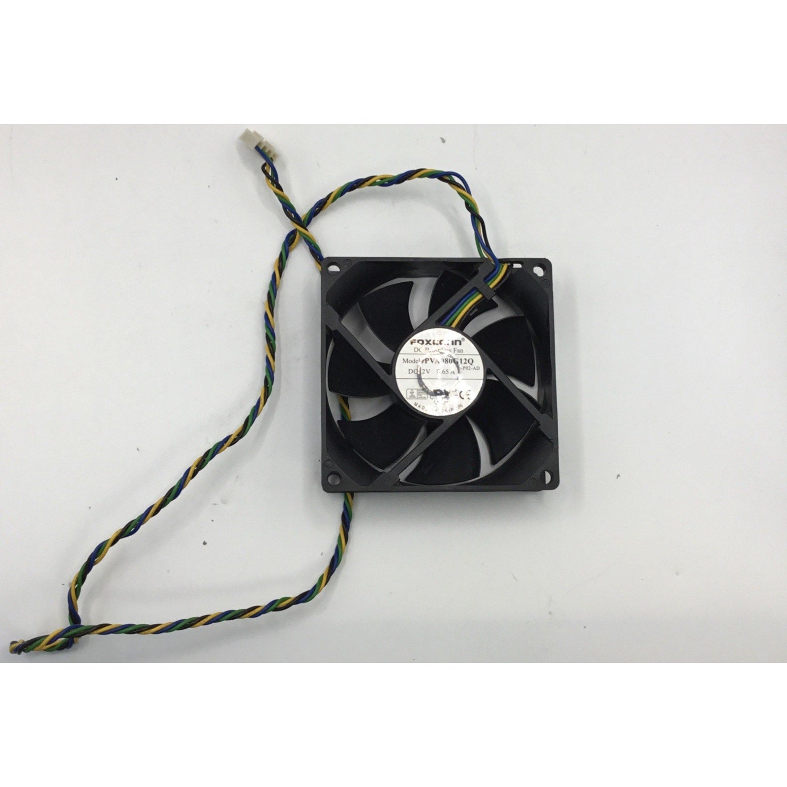 Foxconn PVA080G12Q 80*80*25mm 12V 0.65A DC Cooling Fan 4 Pin