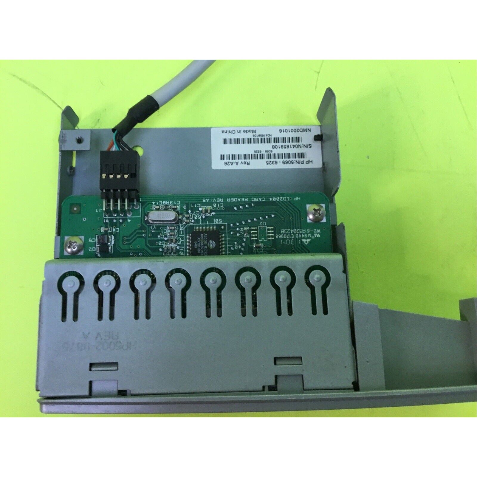 HP P/N 5069-6325 Memory Card Reader / USB / Cable / Bezel w/ Internal Cable