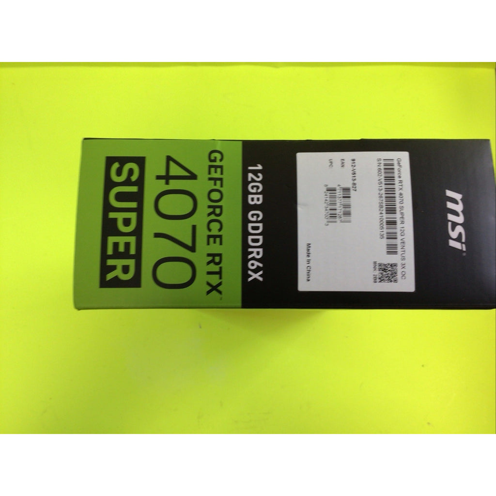 MSI Ventus 3x RTX 4070 Super BOX ONLY