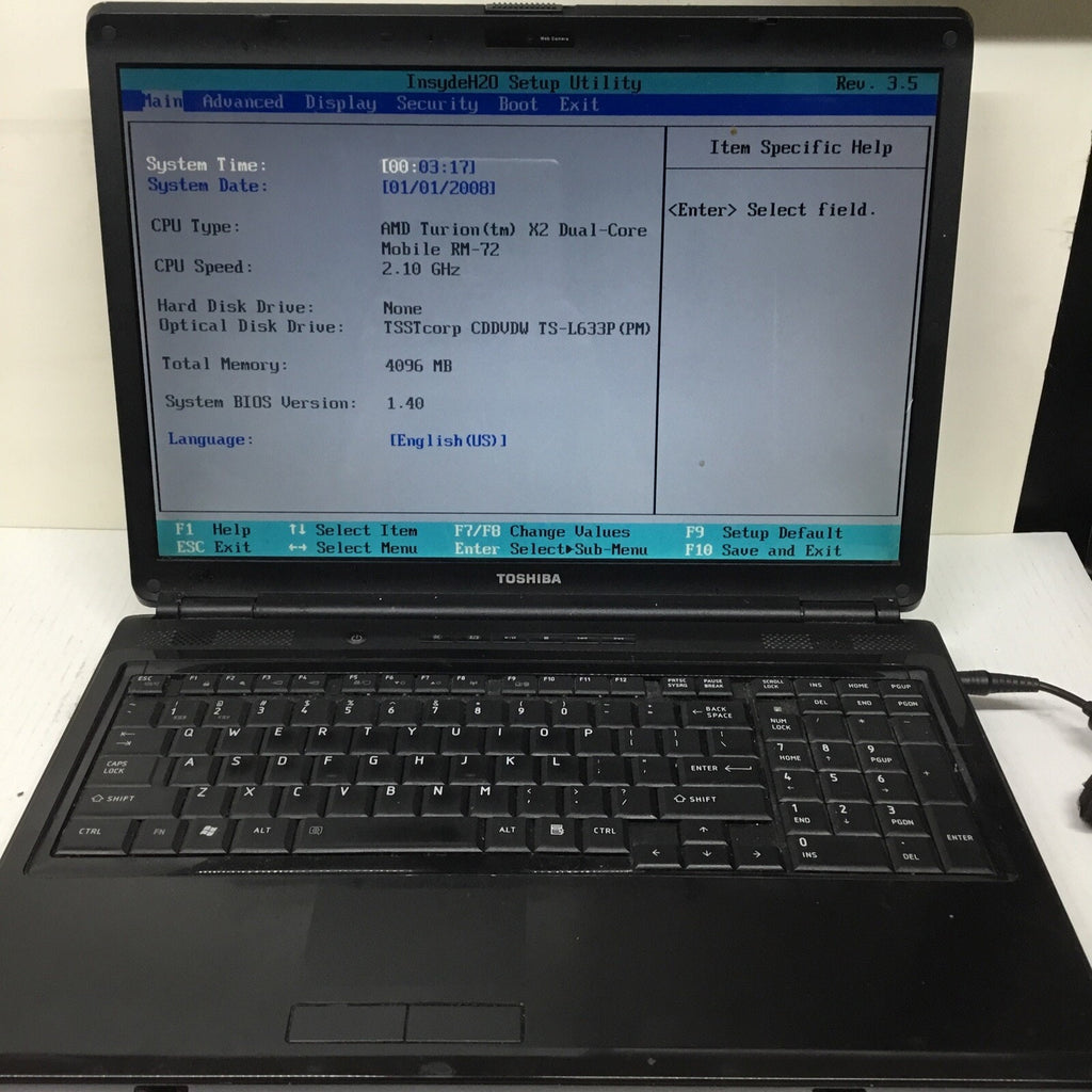 Blue Toshiba Satellite L355D-S7901 Laptop PARTS ONLY READ DESC