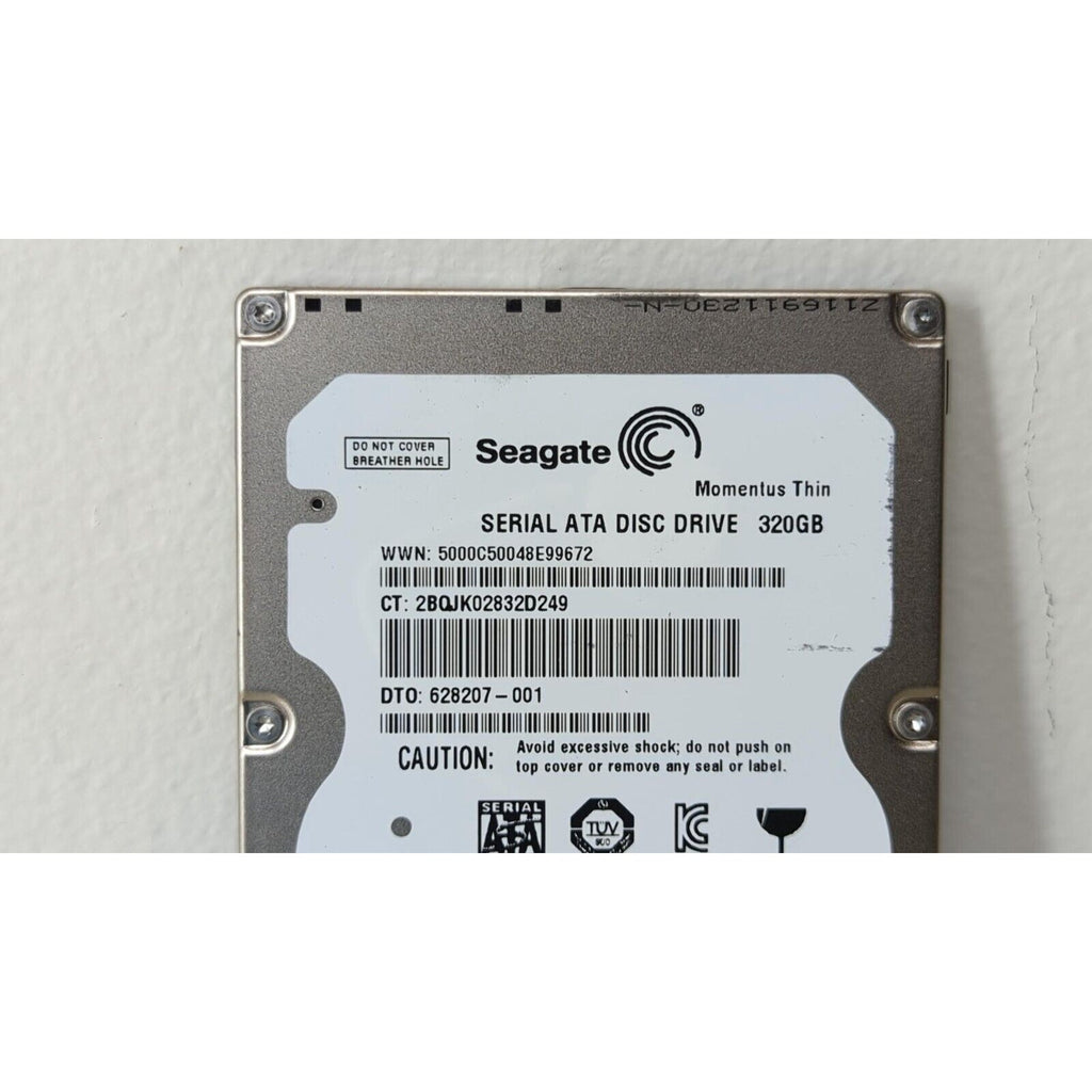 FOR PARTS - Seagate Momentus Thin 320GB Internal 7200RPM 2.5" (ST320LT007) HDD