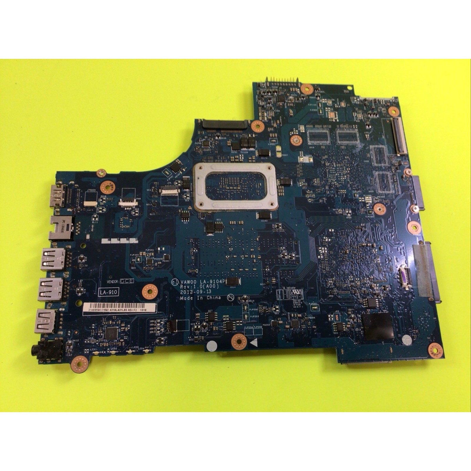 Dell Inspiron 15R-5521 Core i5-3337U Motherboard 0760R1