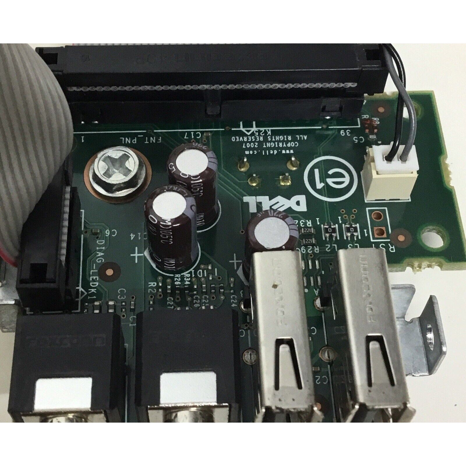 Dell Genuine OptiPlex 755 SFF USB/Audio Panel W/ Cables XW055 0XW055 L-P