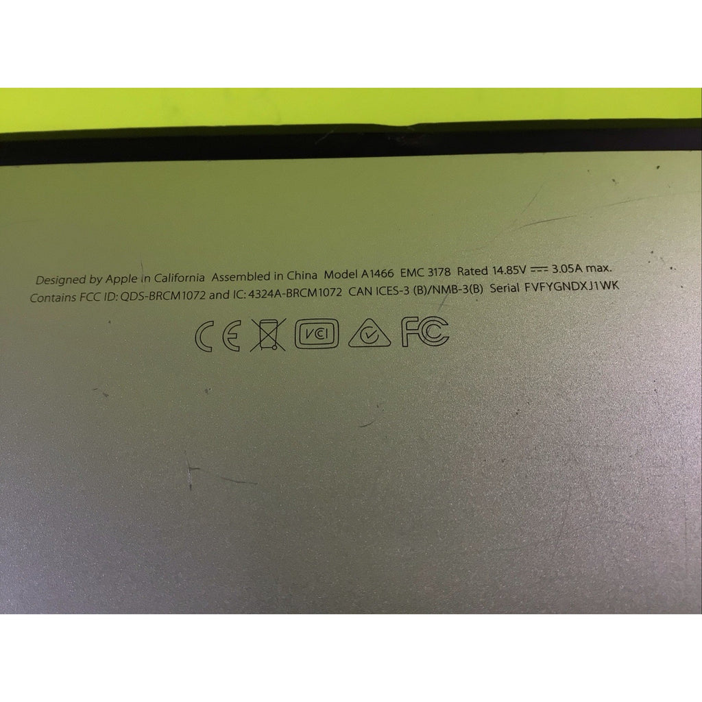 Apple MacBook Air 2012 A1466 FOR PARTS or REPAIR