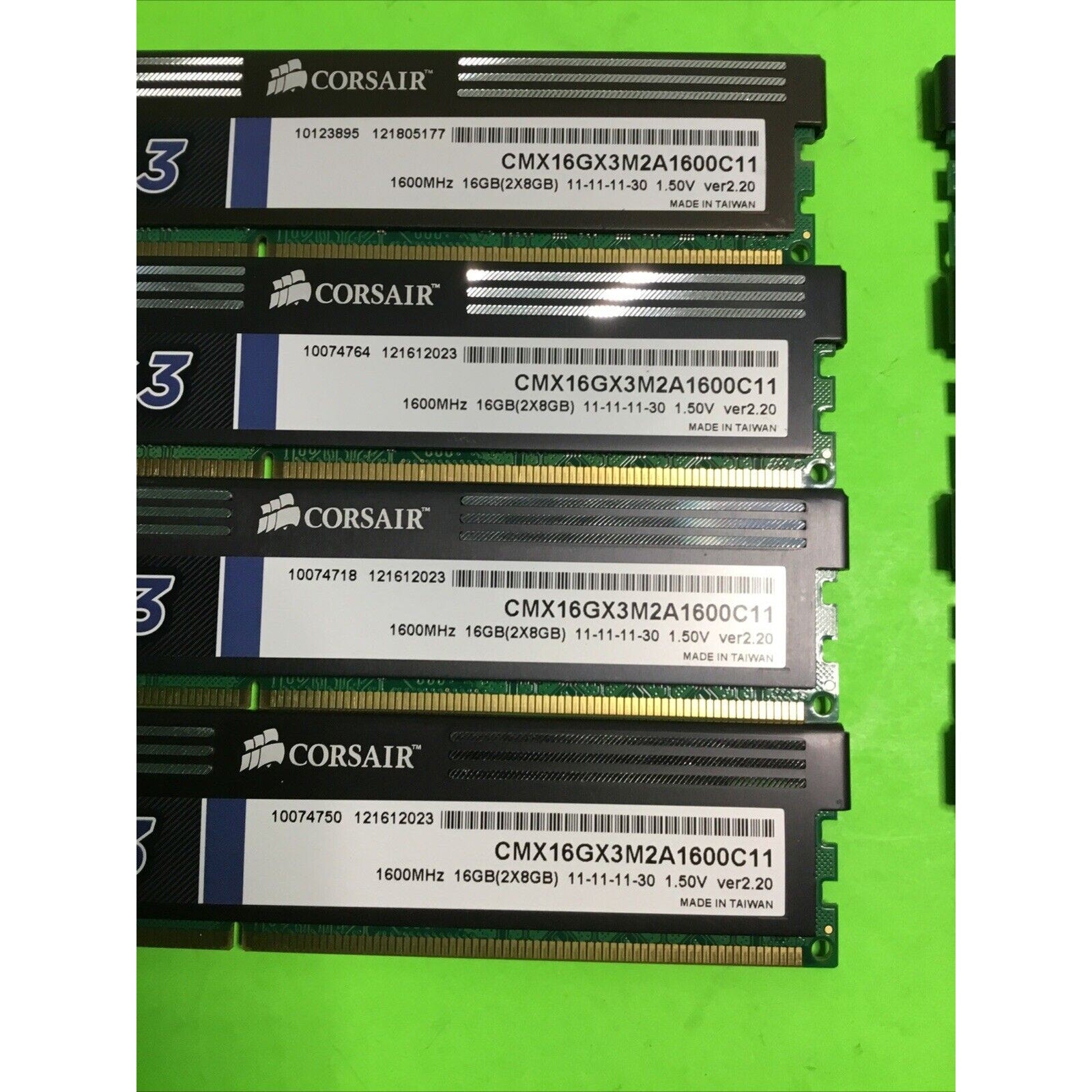 Corsair XMS3 64GB (8x8GB) DDR3 DIMM 1600MHz Memory Kit (CMX16GX3M2A1600C11)