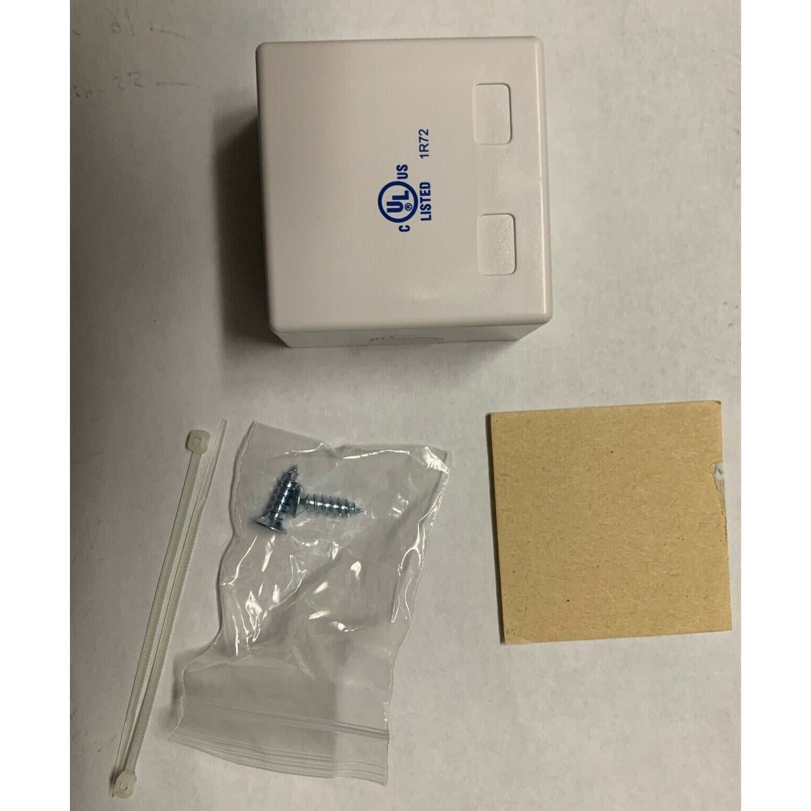 2-Port RJ45 Blank Surface Wall Mount Box - For Cat5e/Cat6/Cat6a Keystones