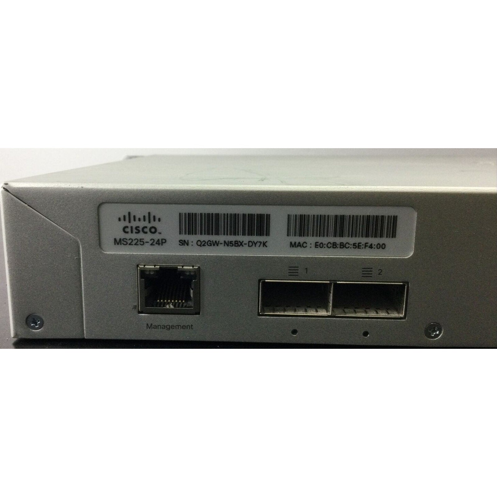 Cisco Meraki MS225-24P 24 Port Gigabit Ethernet Switch
