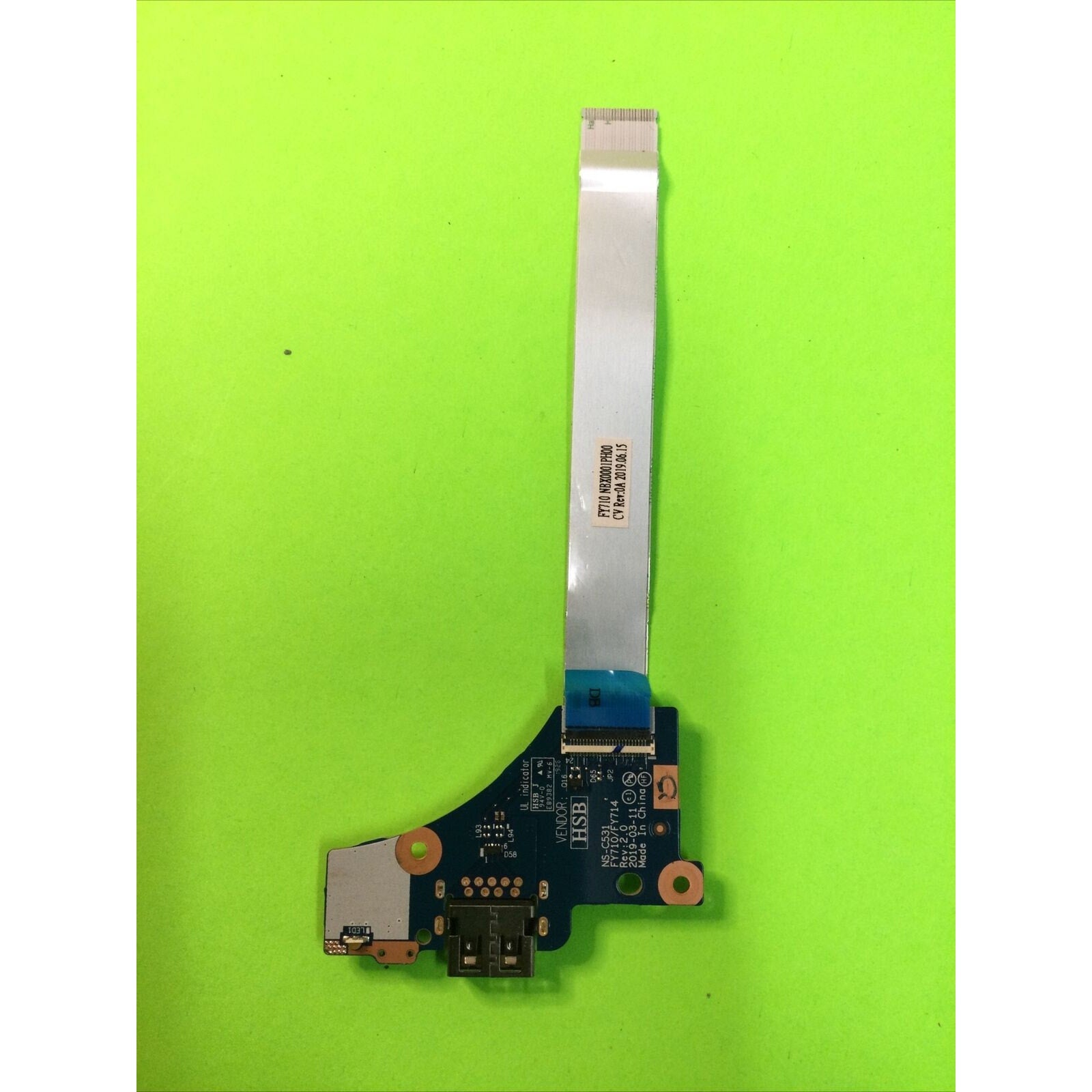 Lenovo Legion Y540-17IRH Genuine USB Board w/ FFC Cable NS-C531