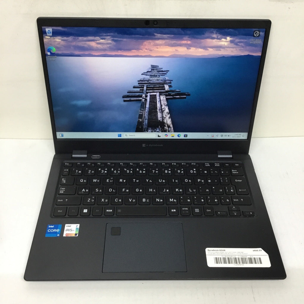 Dynabook G83/LW Laptop Windows 11 i5-1334u 16GB Ram 512GB NVME Chinese Keyboard