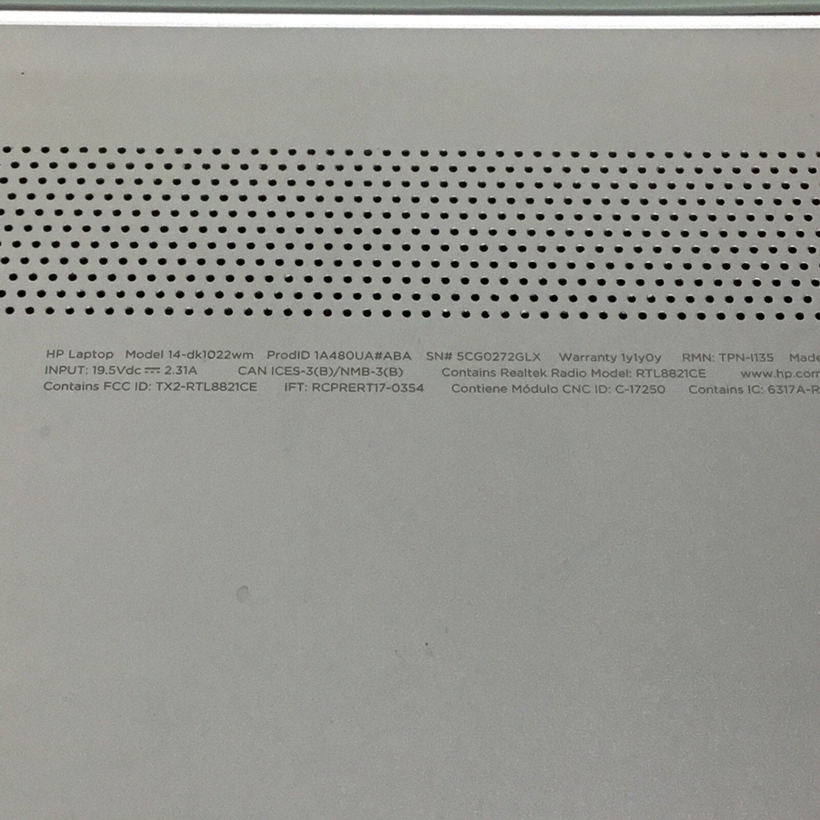 For Parts HP 14-dk1022wm Laptop Ryzen 3 READ DESC