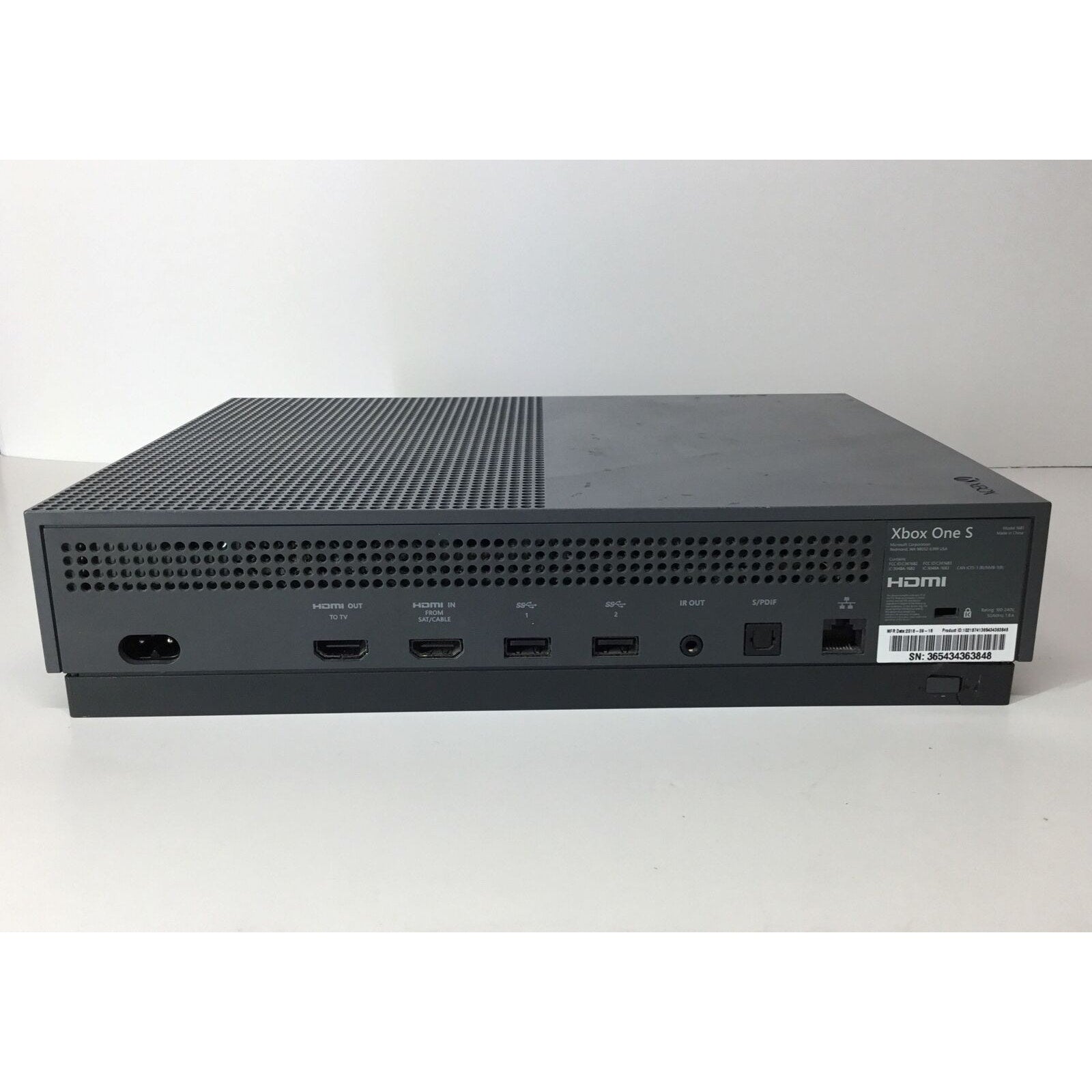 Xbox One S 500GB Gray Console Model 1681 -For Parts