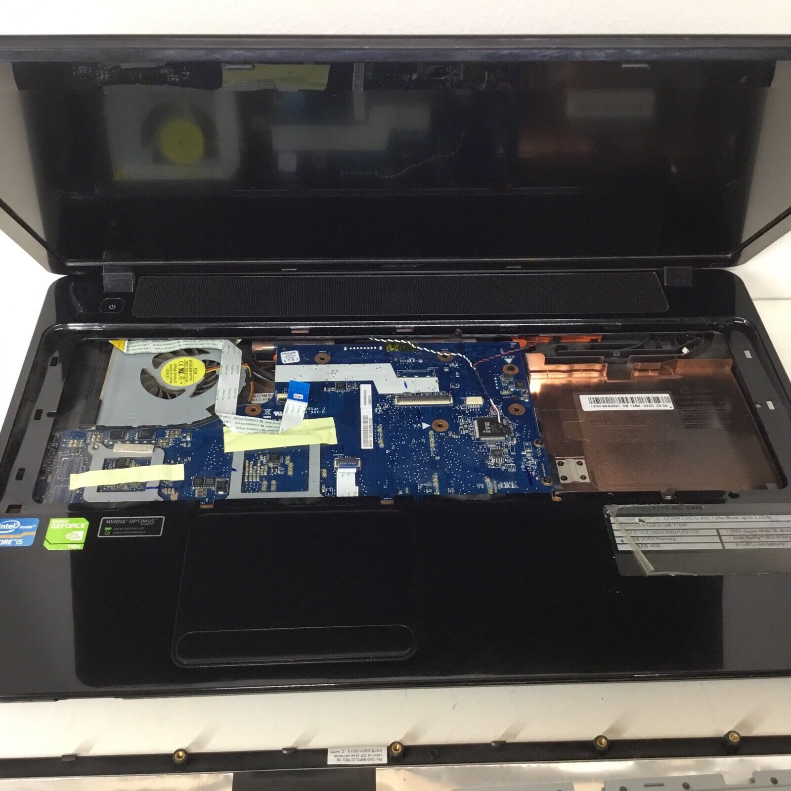 ACER TravelMate TMP273-MG-6448 Intel Core i5-3230M 8Gb DDR3 500GB HDD -For Parts