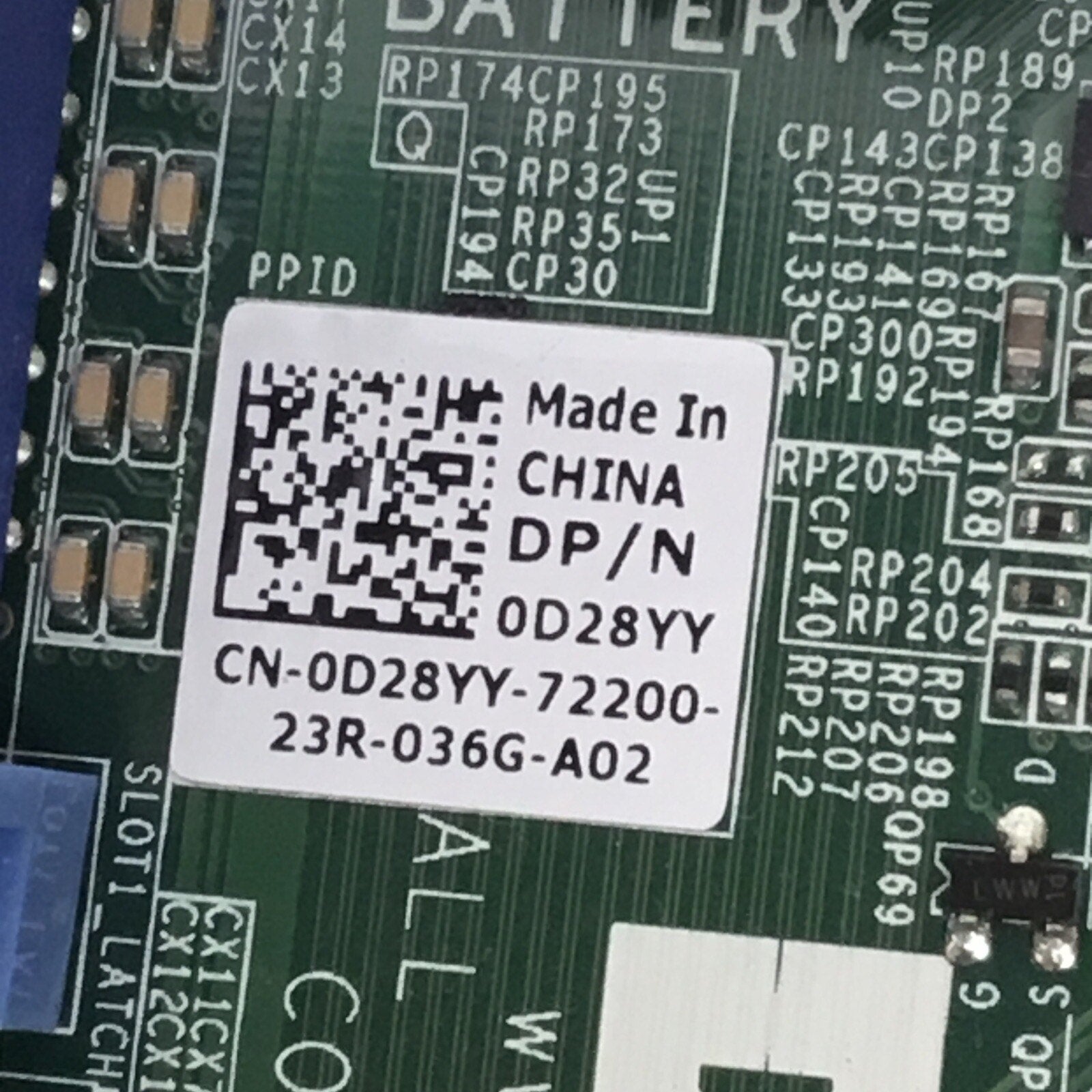 Dell OptiPlex 790 SFF Intel LGA 1155 DDR3 Motherboard D28YY W/ i5-2400 & 8GB Ram