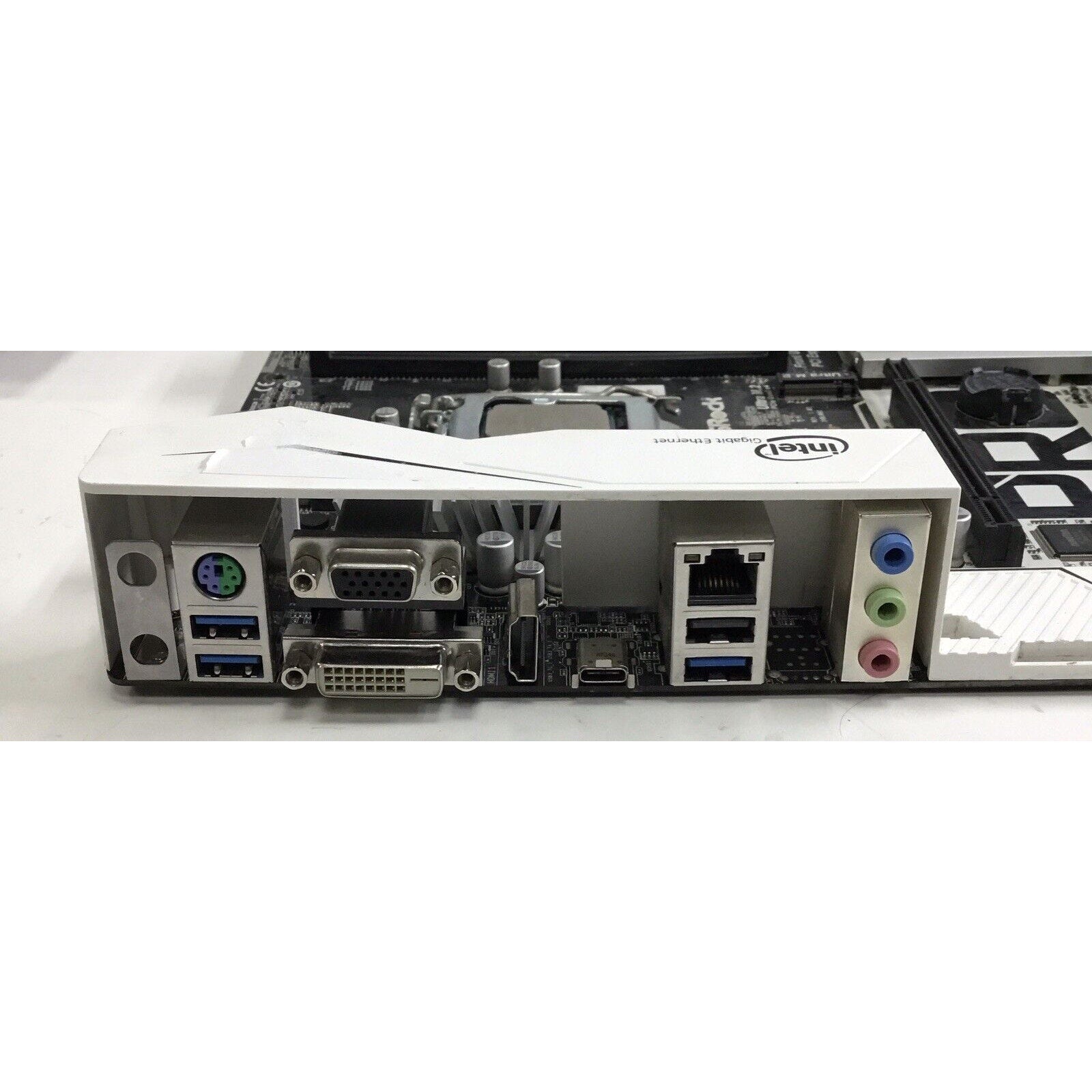 Asrock B250 Pro4 ATX Motherboard With Intel I5-7600 CPU NO I/O Shield