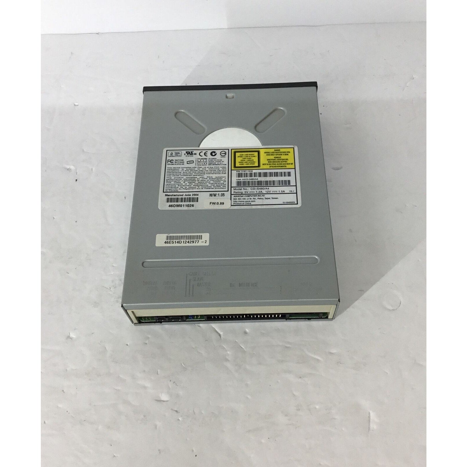 AsusTek CD-ROM IDE Drive Model CD-S480/A4