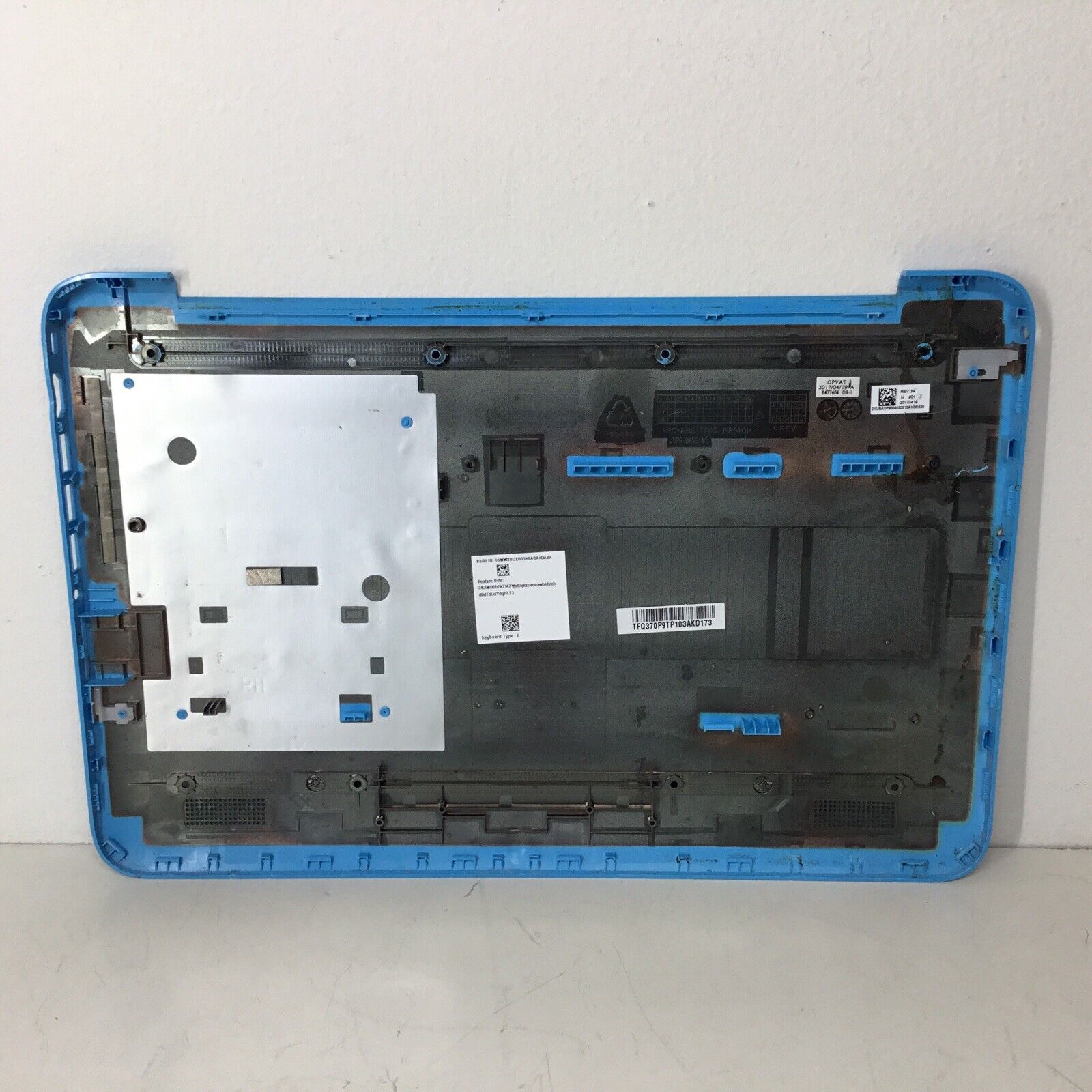 HP Stream 14-AX010WM TPN-Q183 Bottom Cover Case Enclosure Blue