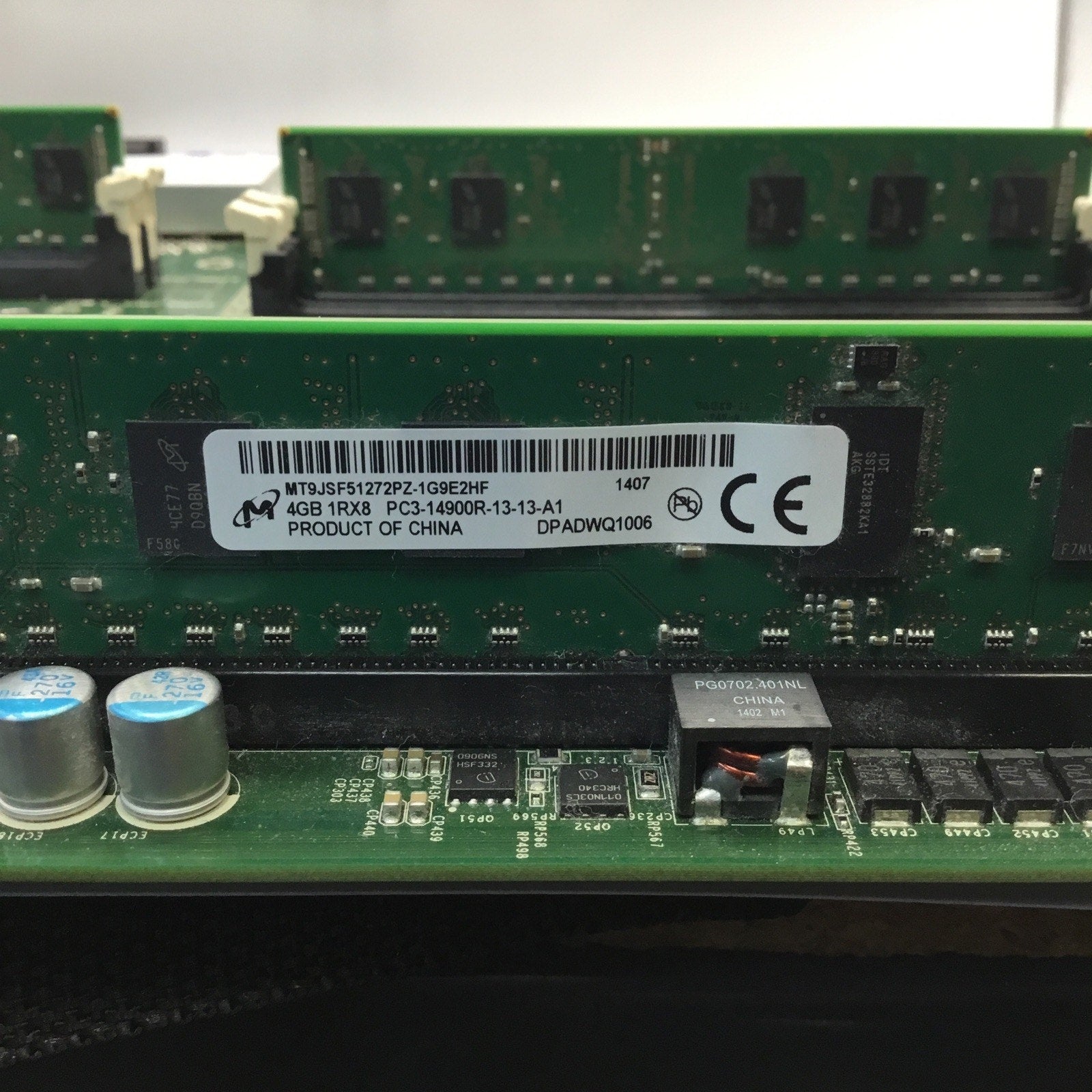 Dell Dual Socket Motherboard 0WN7Y6 + 2 x Intel E5-2603V2 / 16GB DDR3 RAM