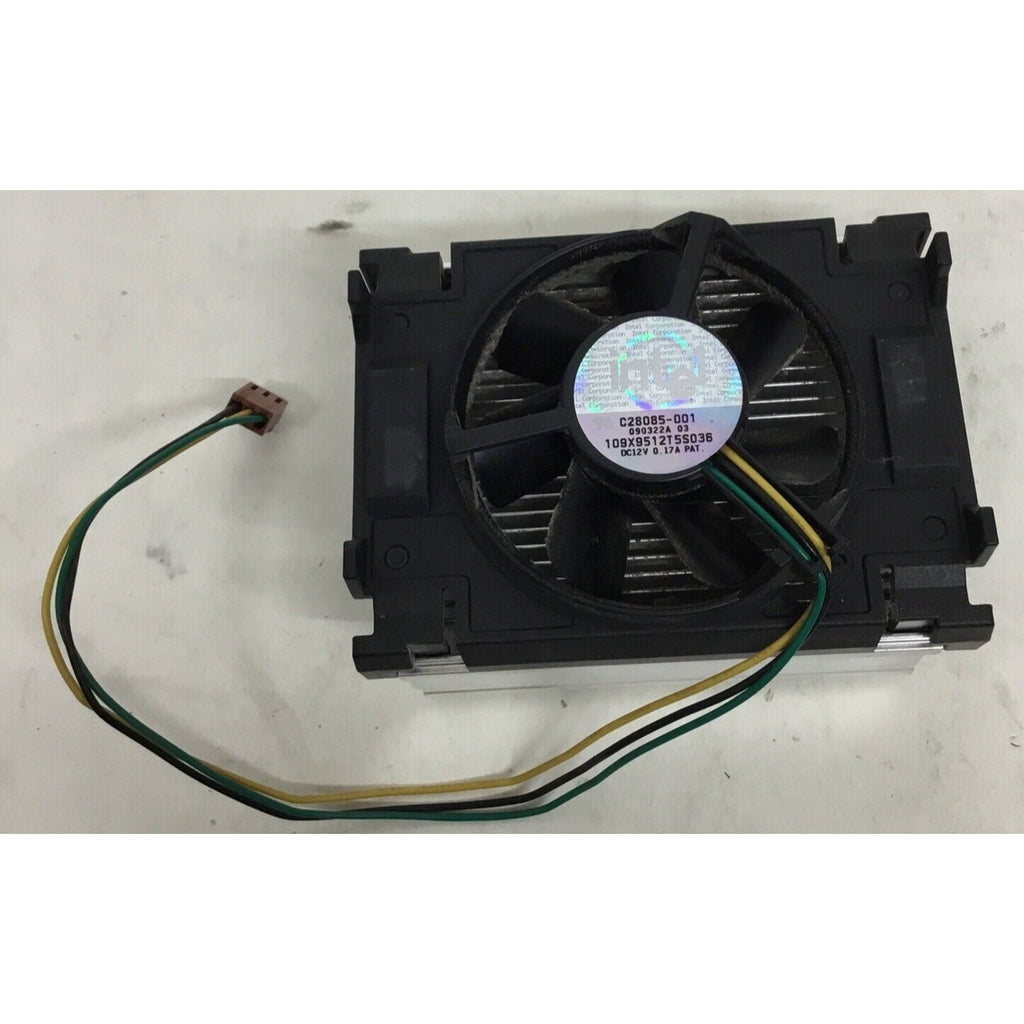Vintage Computer Fan with Heat Sink C28085-001 Intel