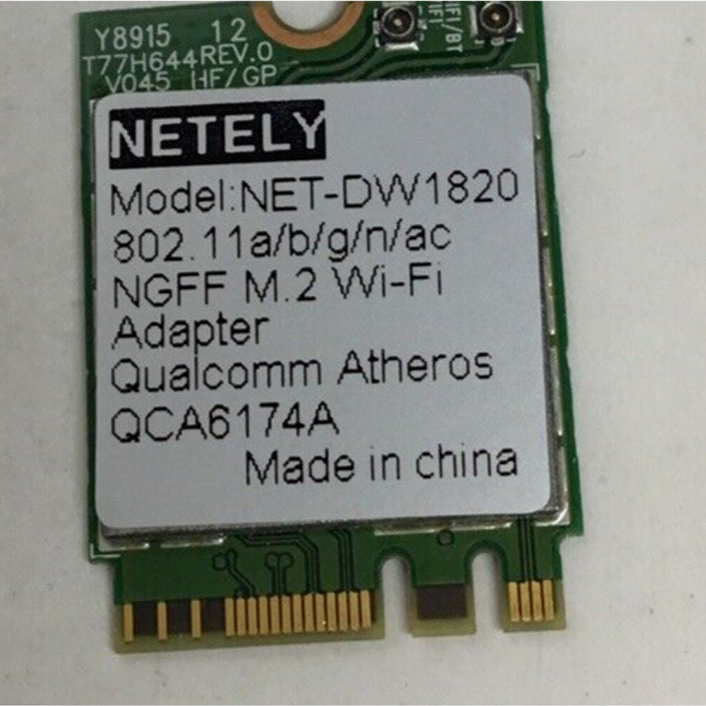 Dell D4V21 DW1820 QCNFA344A 802.11 ac WLAN Wireless Bluetooth WiFi Card