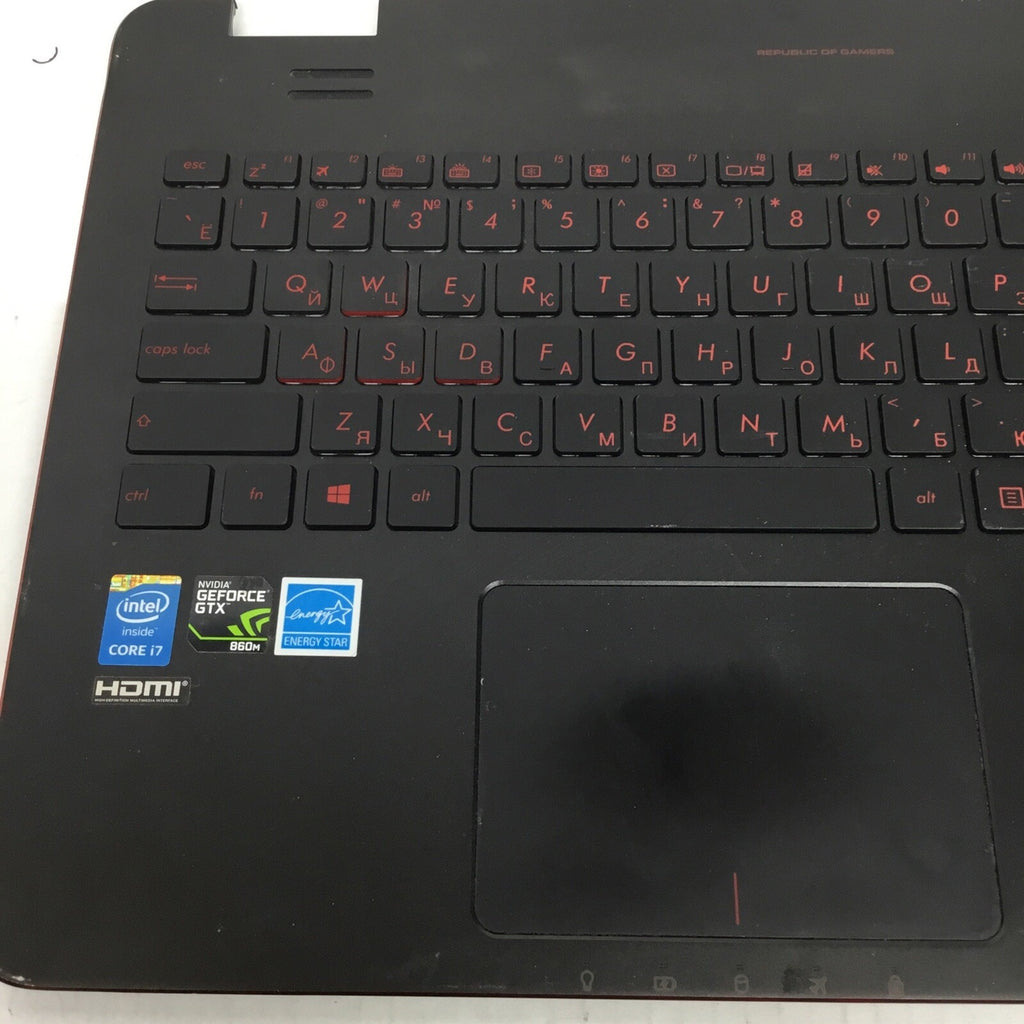 READ Asus ROG G551JW 15.6" OEM Palmrest w/Touchpad Backlit Keyboard