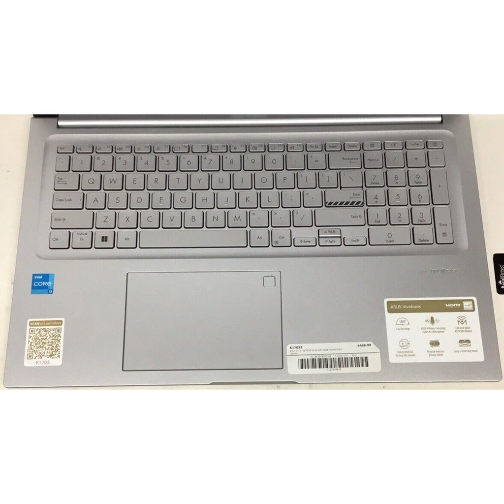 Asus VivoBook K1703ZA Core™ i3-1220P 500GB SSD 16GB 17.3" (1920x1080) WIN11
