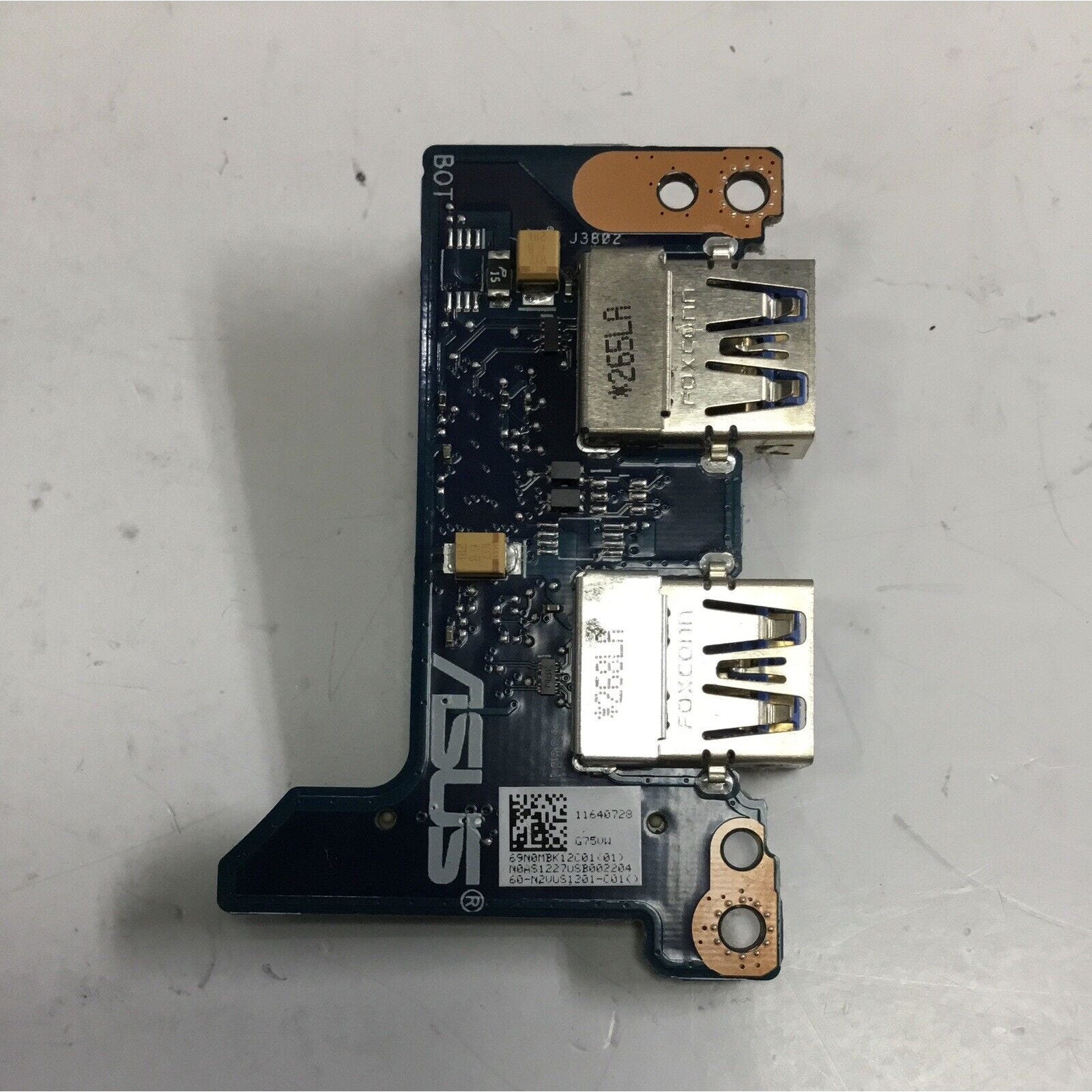 60-N2VUS1201-C01 GENUINE ORIGINAL ASUS USB BOARD W/ CABLE G75V SERIES