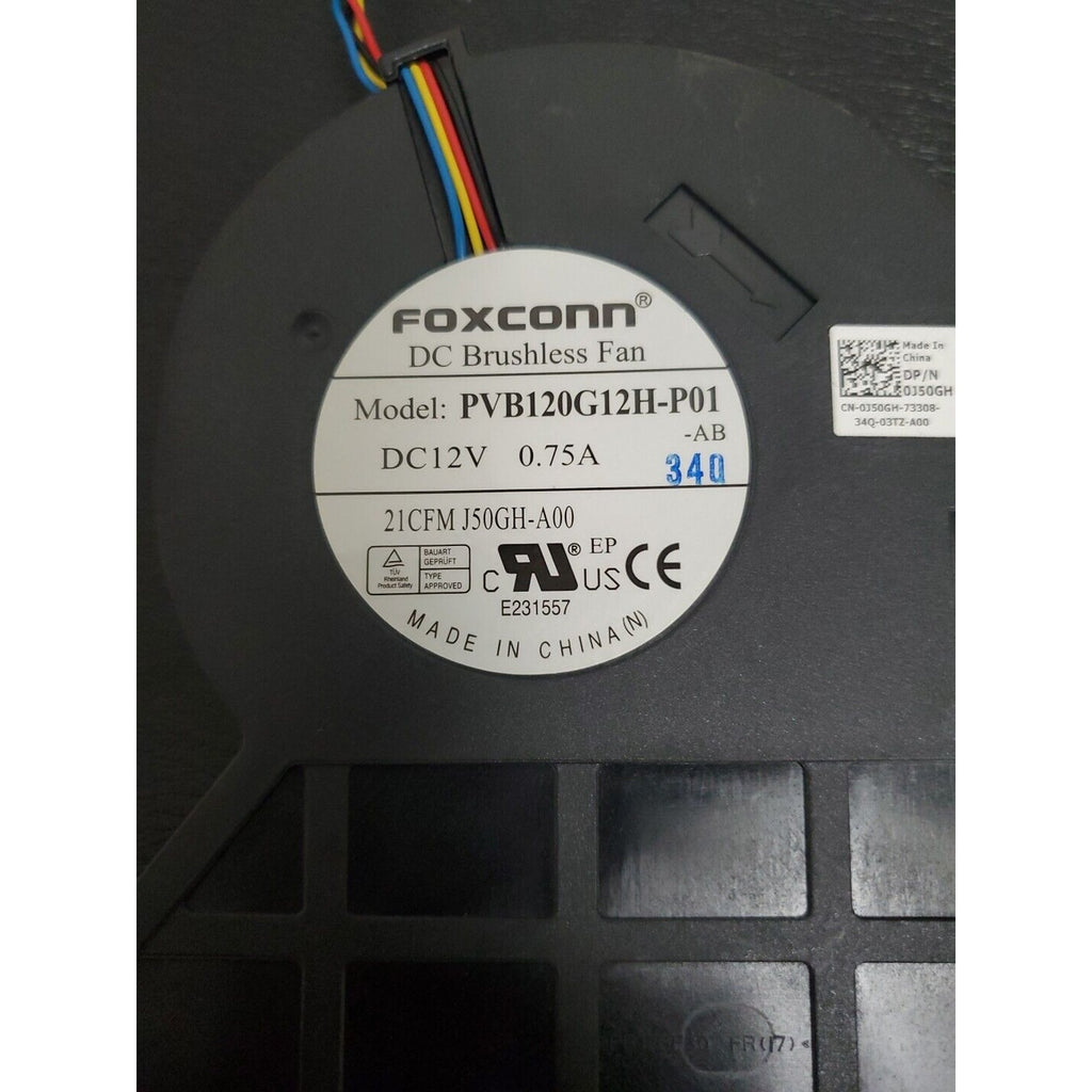 Foxconn PVB120G12H-P01 12V 0.75 4Wire For DELL OptiPlex 790 990 390 SFF CPU Fan